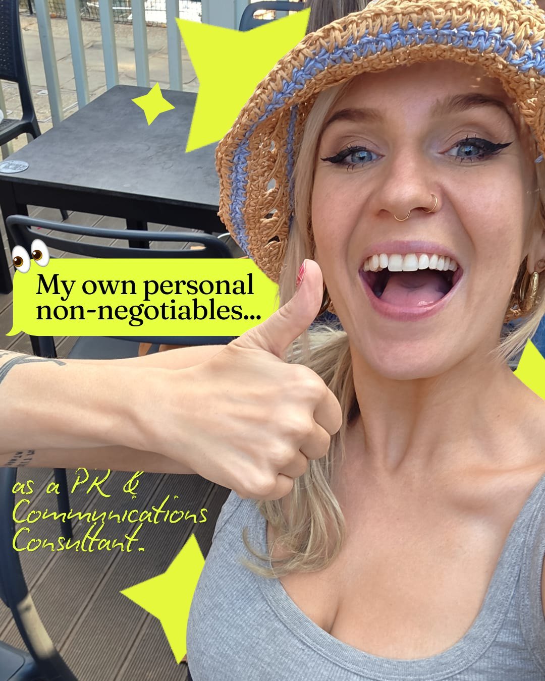 My personal non-negotiables as a PR and communications consultant ✅💻

They&rsquo;ve taken me years (and a few lessons along the way) to figure out, and they shape how I work every single day.

Swipe through and see what made the list 🤳🏻

Do you ha