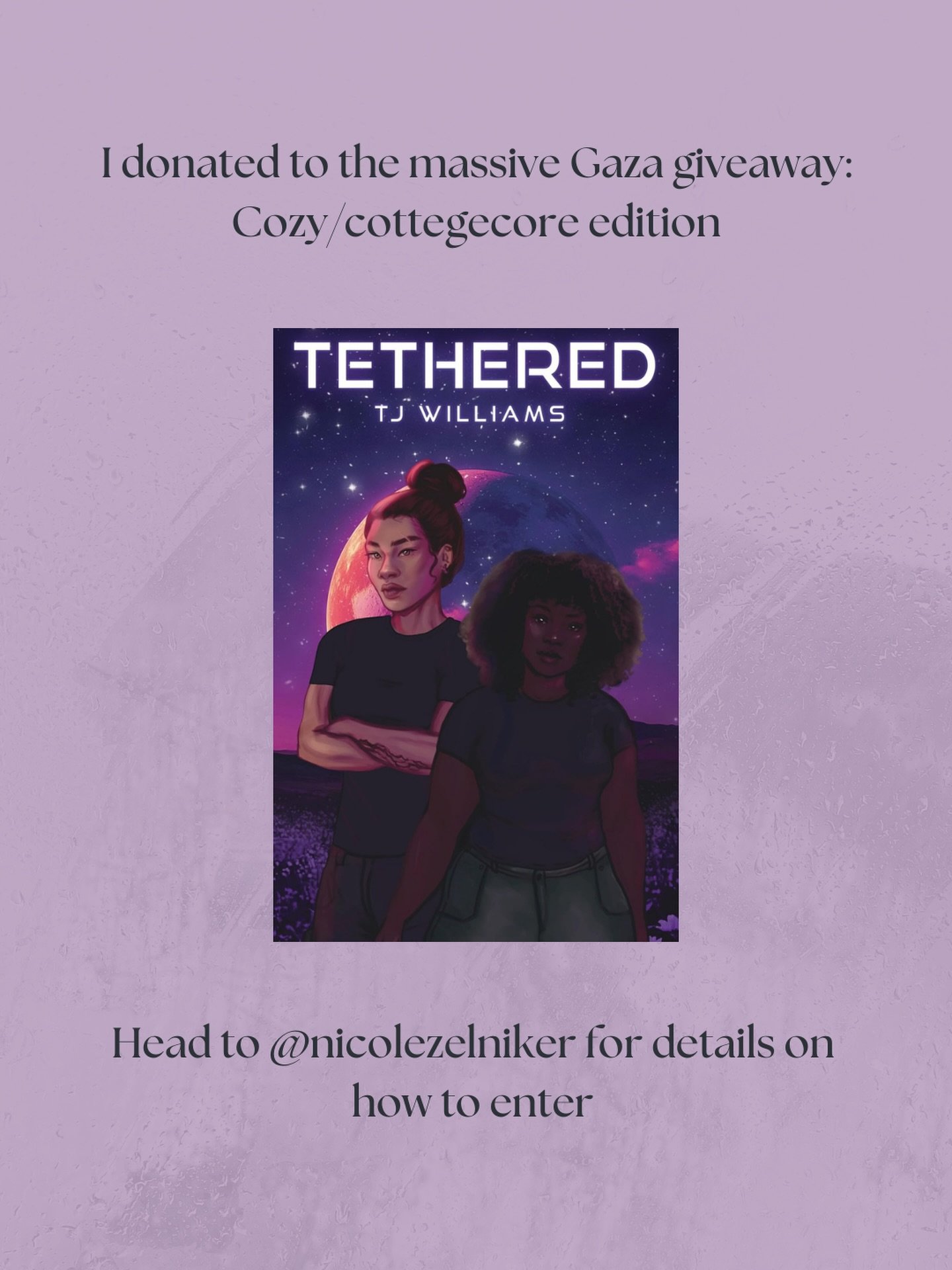 So honoured to be part of this 🍉 
Head to @nicolezelniker to check it out 🙌🏼 

Give $5 to any of the links on her page to enter and keep your receipts. You can win a free Tethered ebook/audiobook!