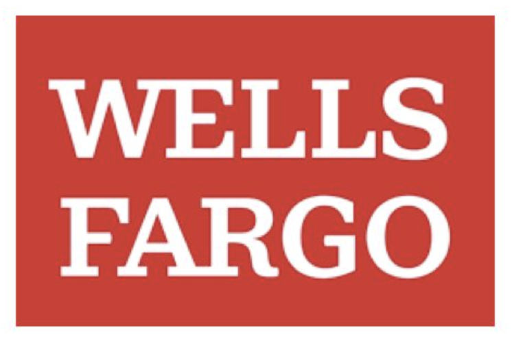wells fargo logo - red box with wells fargo written inside