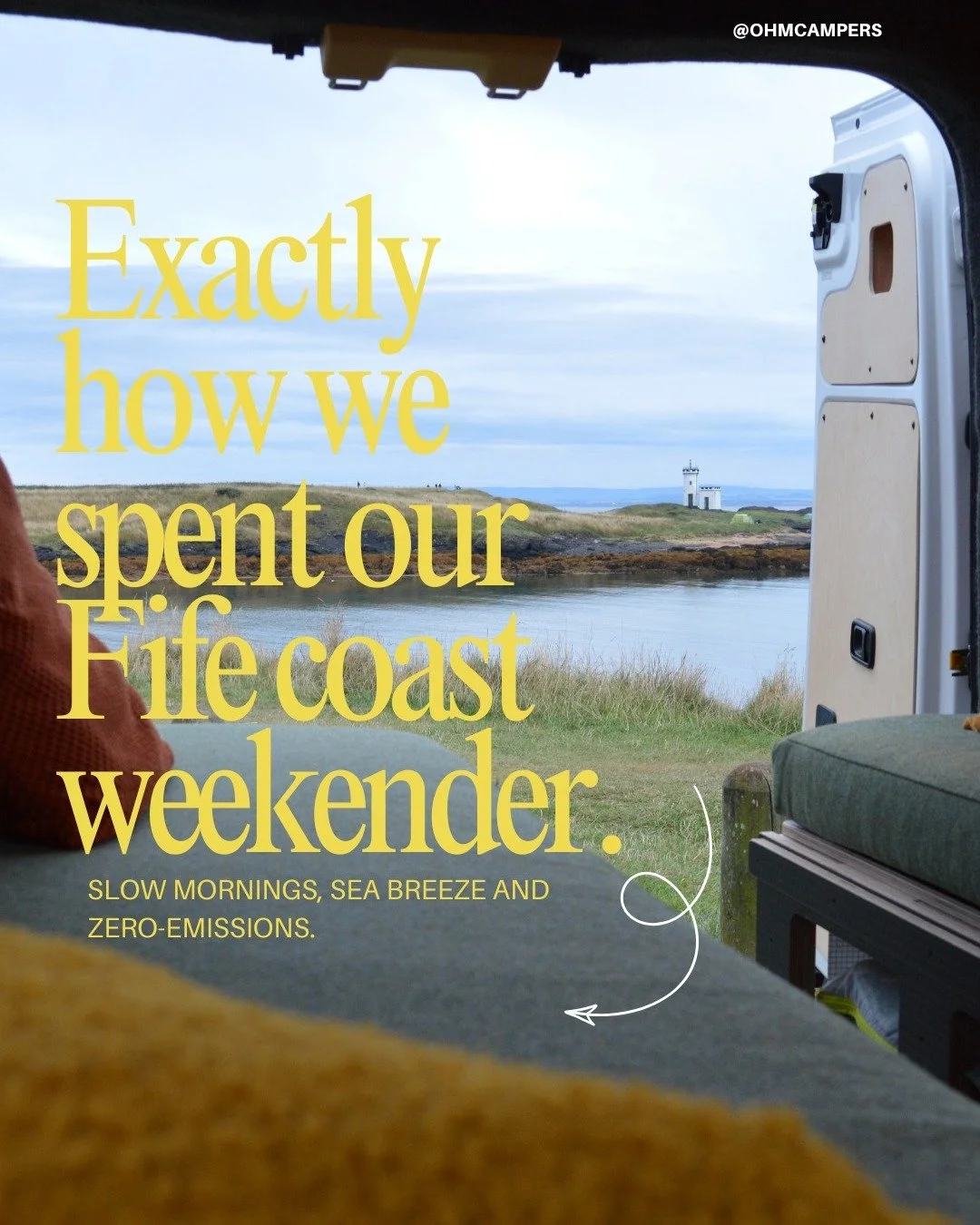 POV: It&rsquo;s Friday night, you&rsquo;re exhausted, and you just want someone to plan your next Scottish getaway for you. 🚐⚡️ We&rsquo;ve got you covered.

Here is our blueprint for the perfect, zero-stress Fife Coast weekender in our electric cam