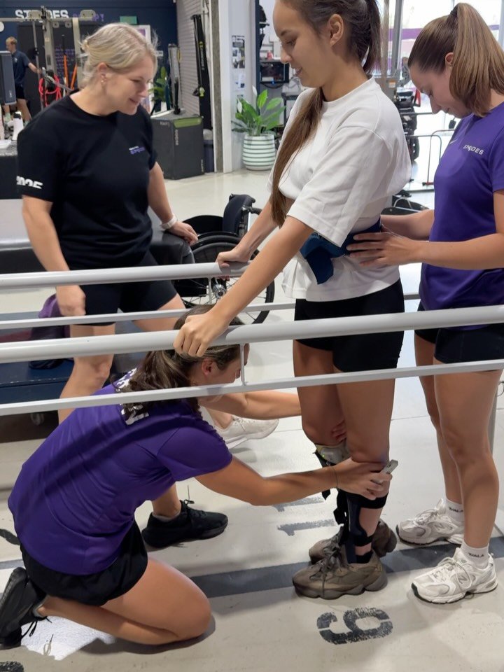 So exciting how quickly the body changes and learns and remembers! Here&rsquo;s what my past week has looked like:
- Achieved a goal I set at the beginning of my injury to walk along the parallel bars (second slide)
- Experienced significant improvem