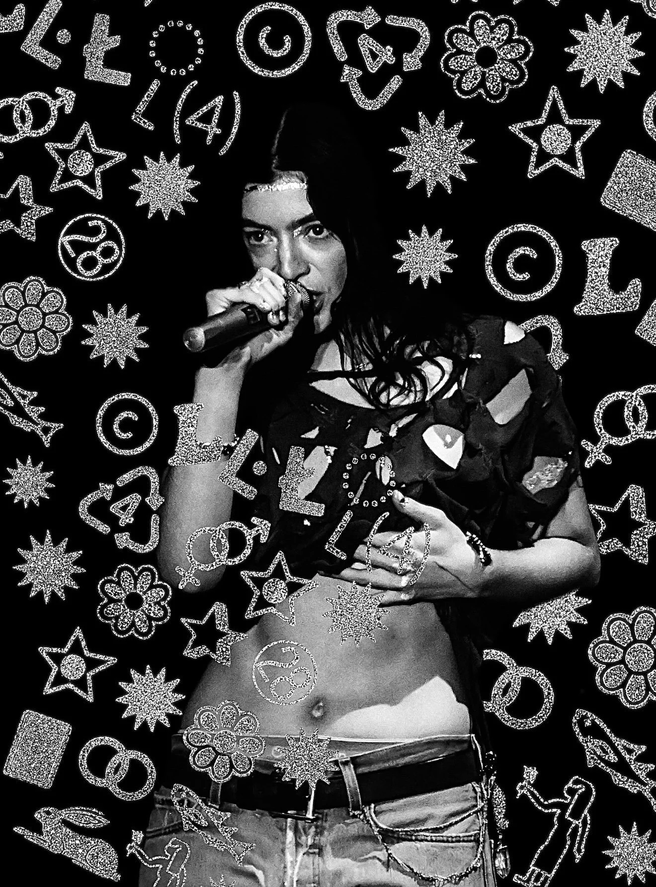 LORDE MYSTIC METAL POSTER