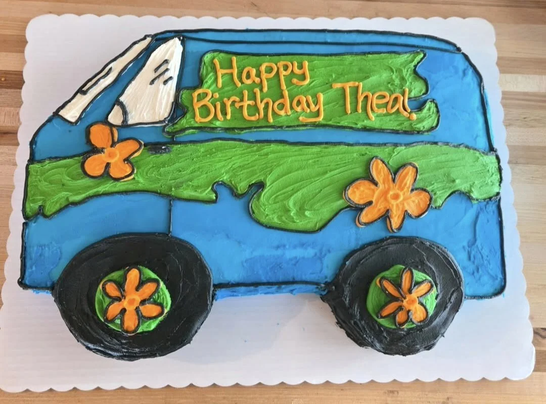 Mystery Machine half sheet