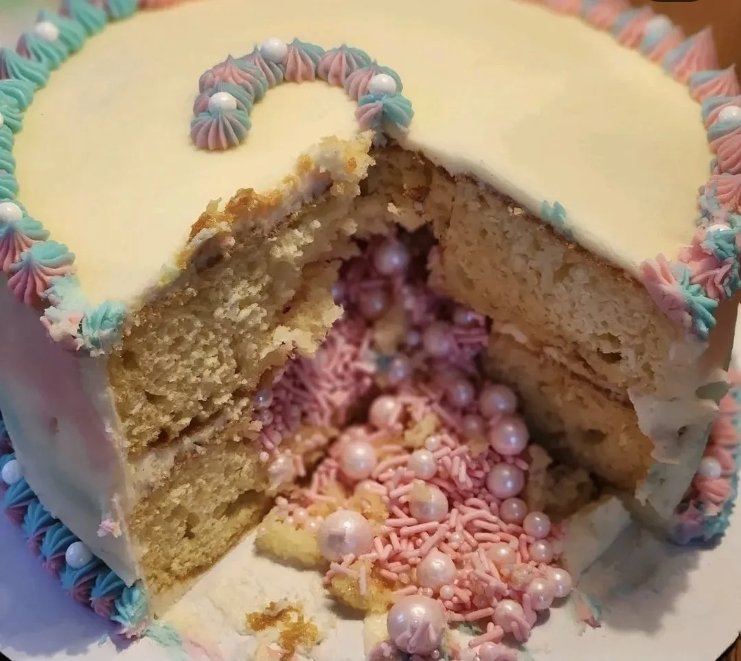 Gender Reveal Cake