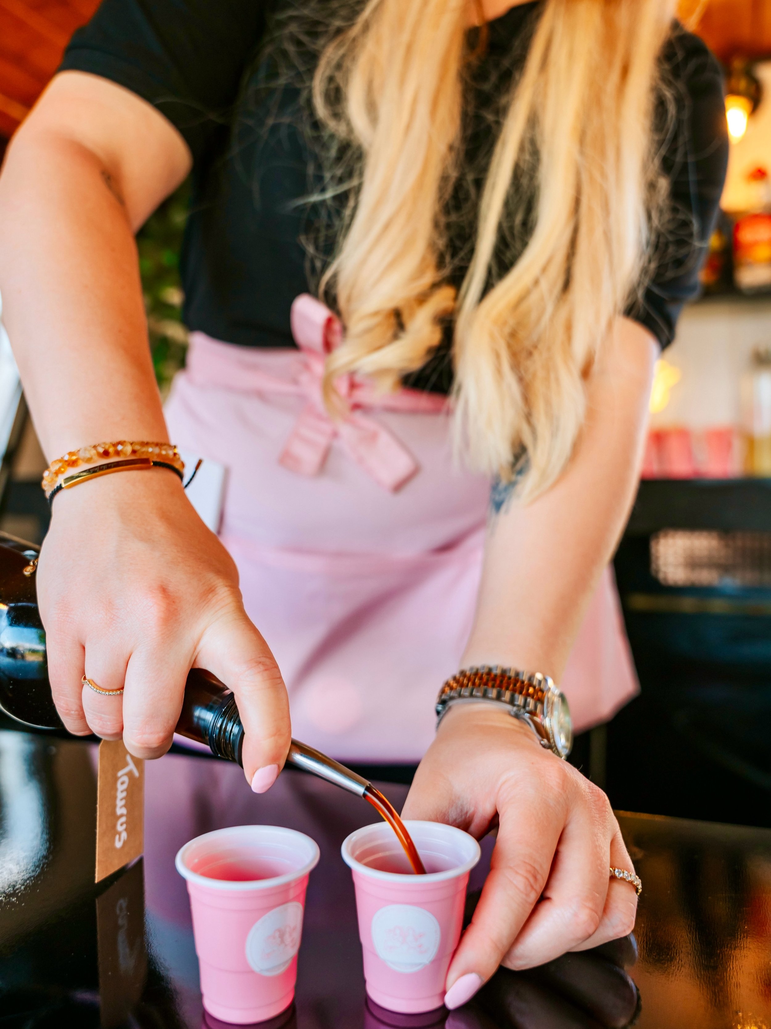 The secret ingredient? A little bit of magic and a whole lot of passion. ✨

At Blush &amp; Bitters, every drink is poured with care, crafted with quality ingredients, and served with a smile. From intimate celebrations to unforgettable parties, we&rs
