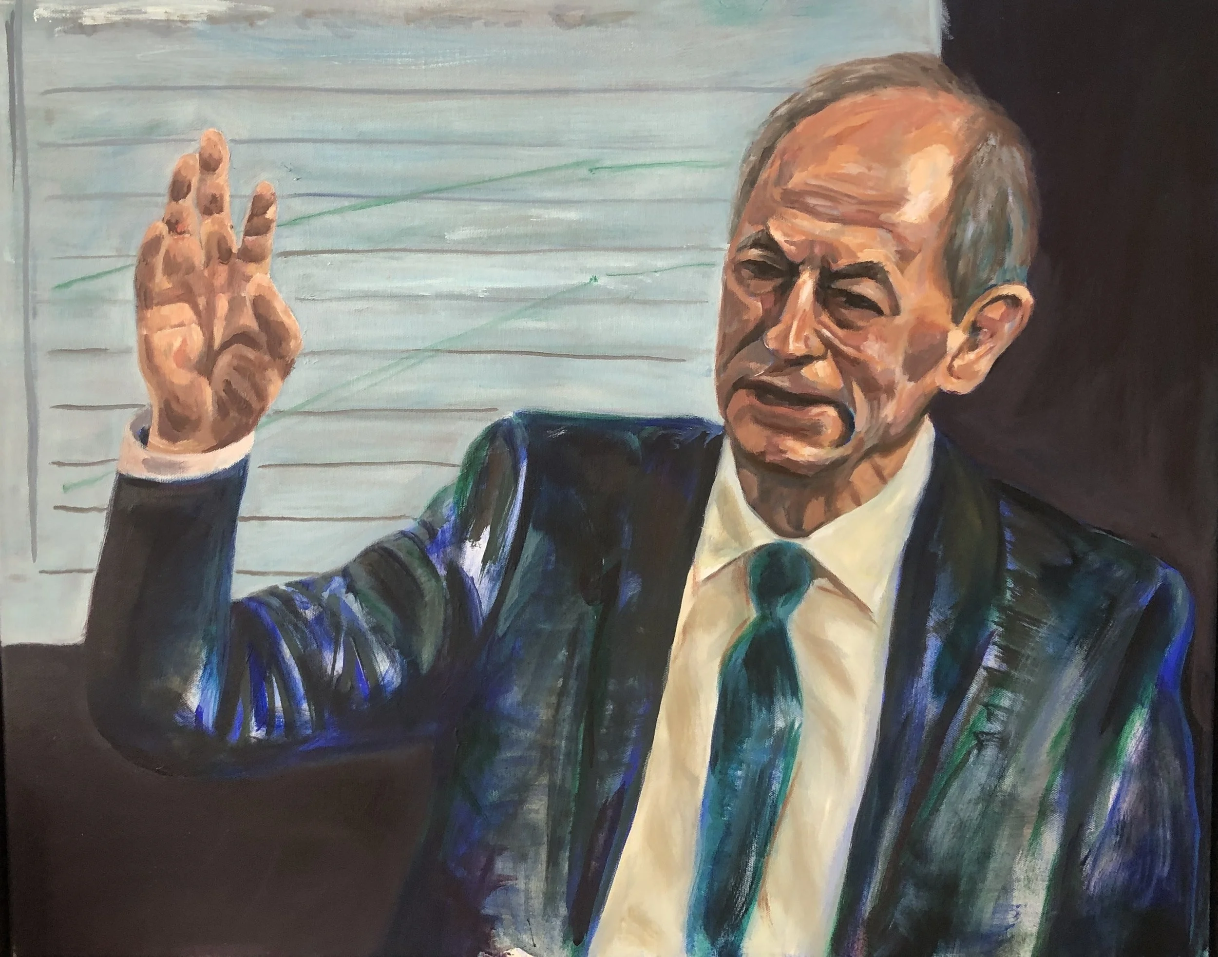 Professor Sir Michael Marmot (2023)
Oil on canvas
