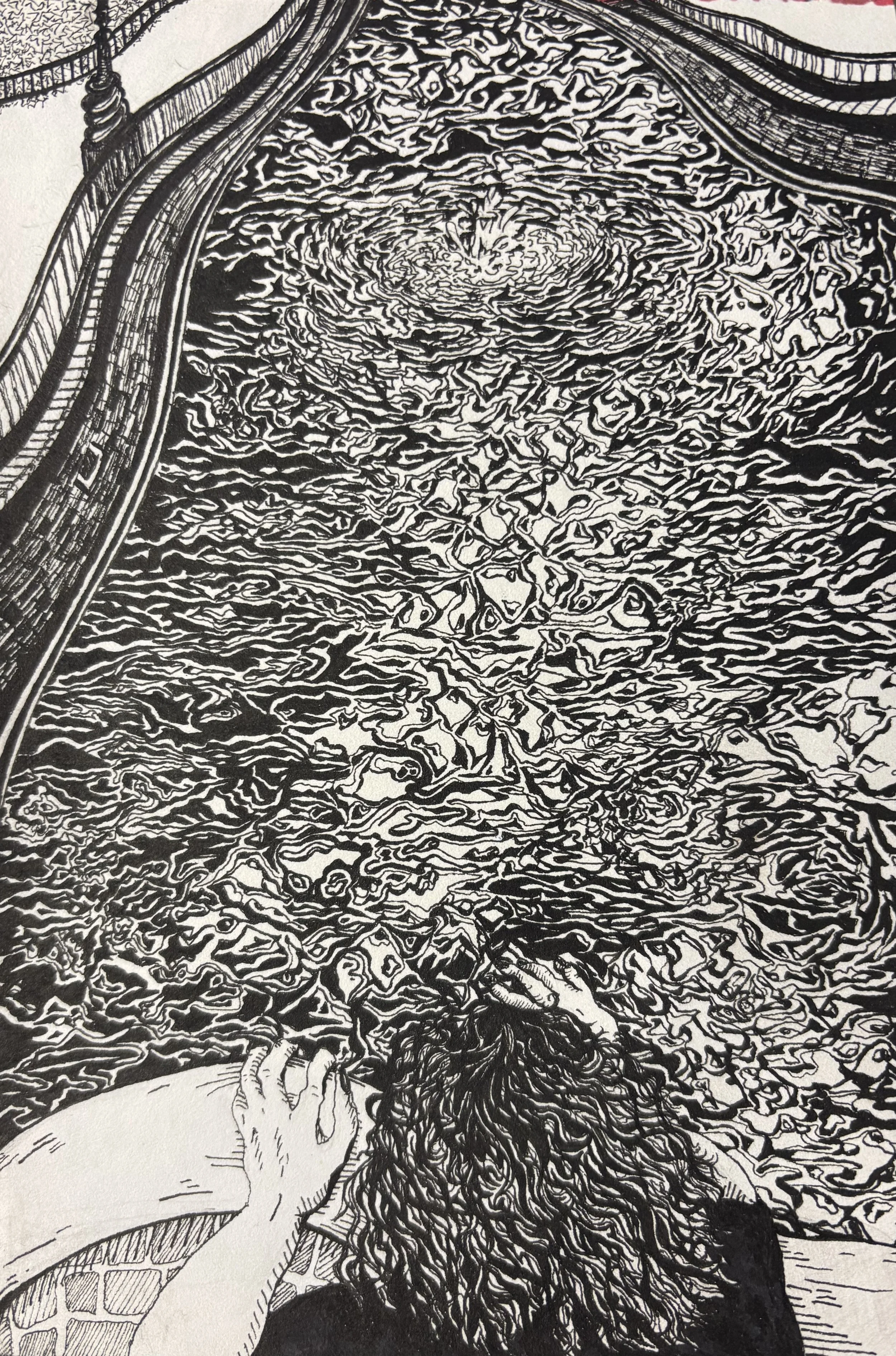 The Thames (2024) 
Pen on paper
