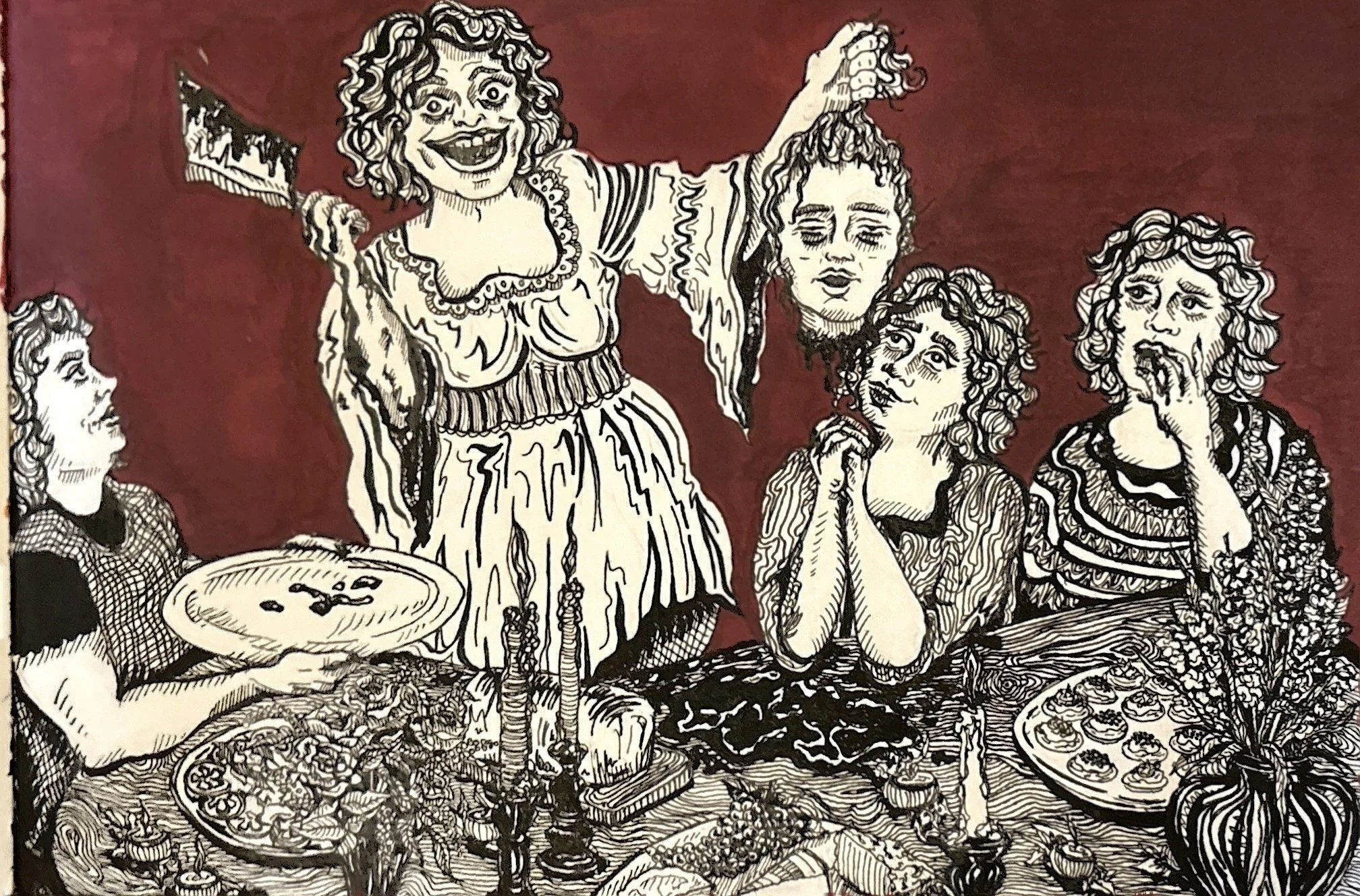 The Banquet (2024)
Pen on paper