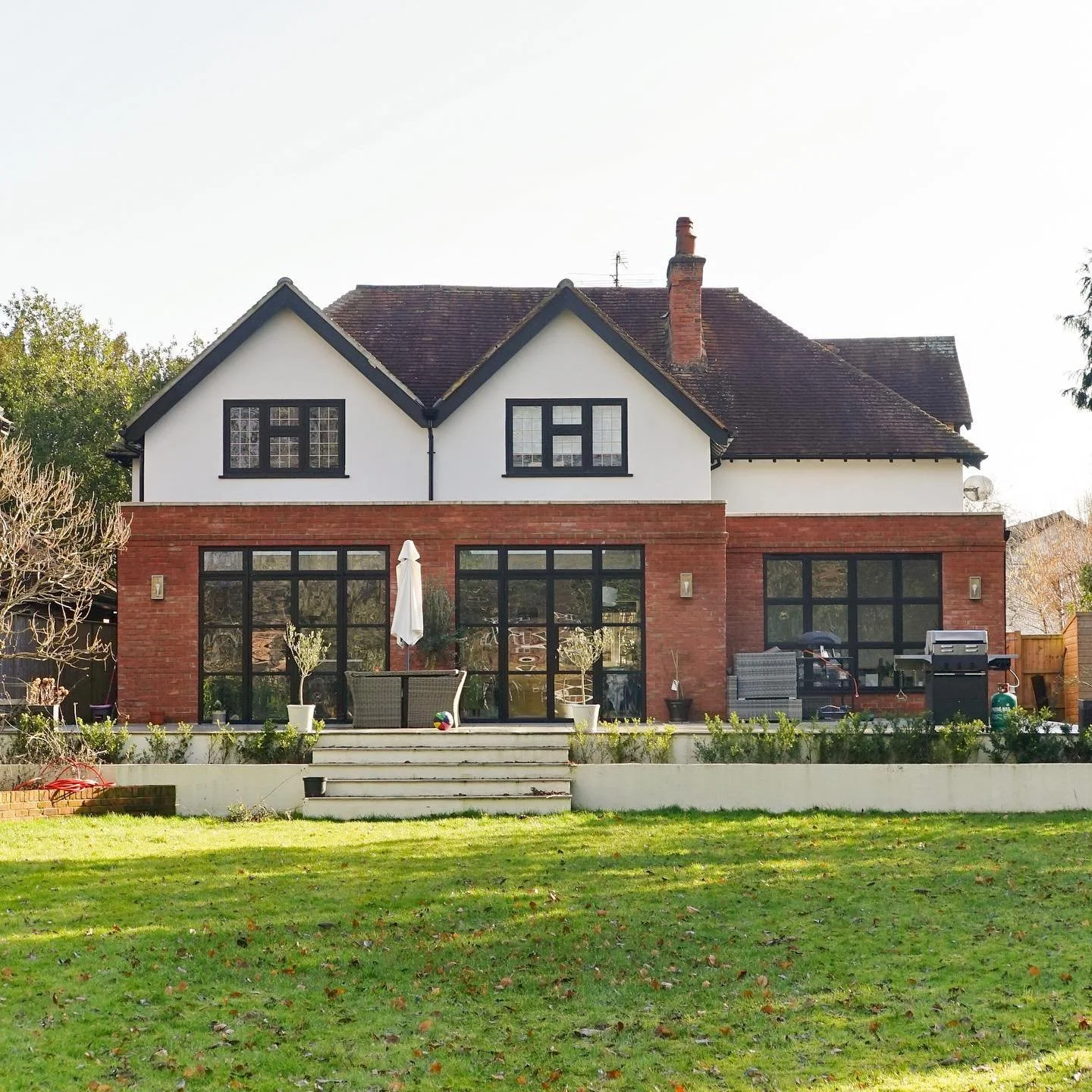 Great morning on site at a project from back in 2019 in Beaconsfield- swipe to see the house before the work.

The project was for a complete renovation of a run down detached property, and included both single storey and two storey extensions as wel