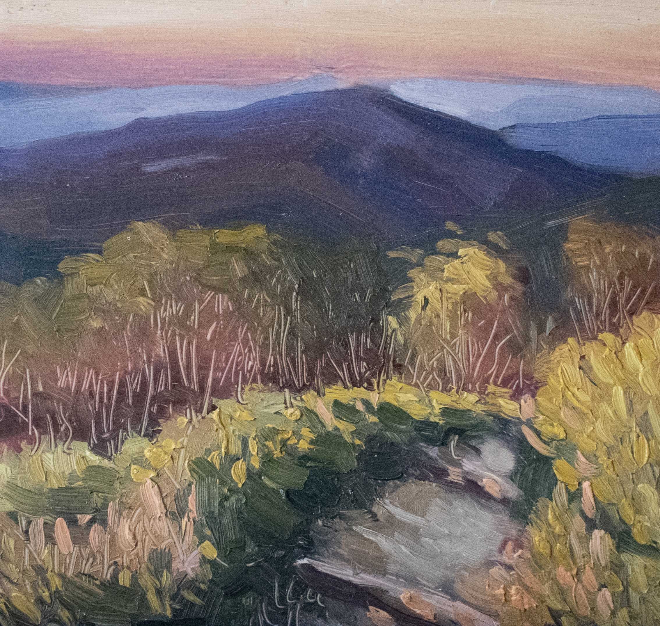 Horizon / Oil on tile / 20 x 20 cm / 2021