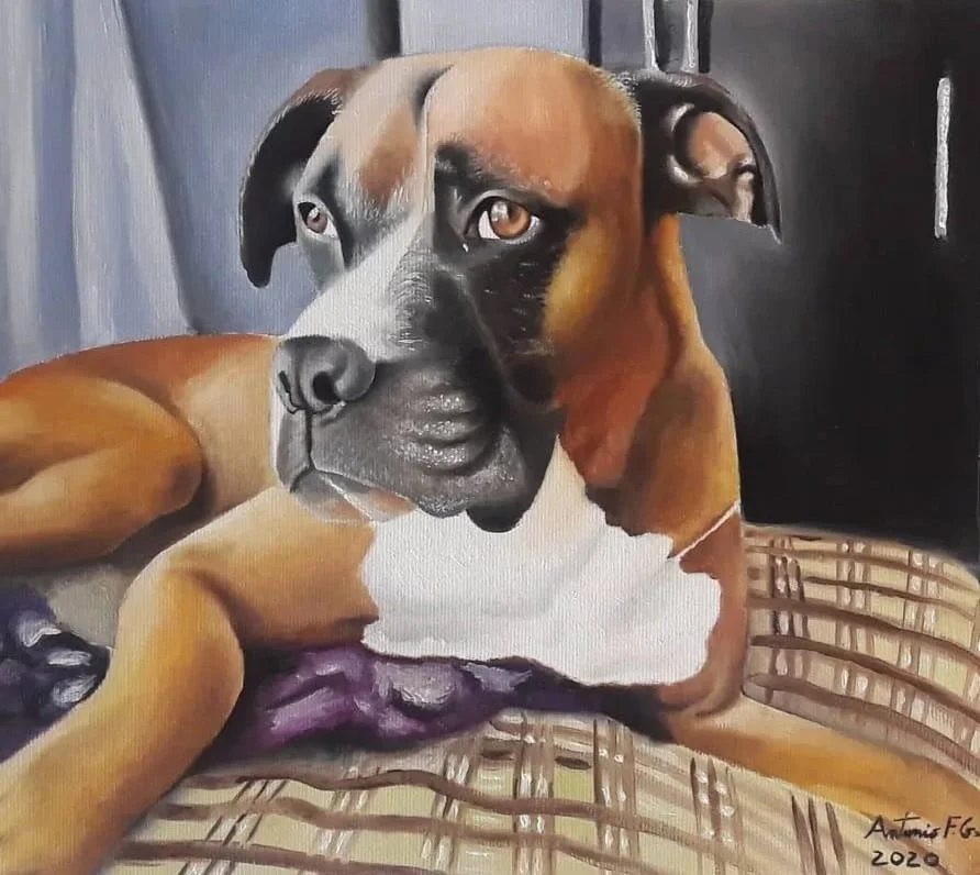 Portrait of a friend / Oil on canvas / 2020