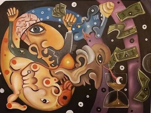 Anxiety / Oil on Canvas / 100 x 70 cm / 2019