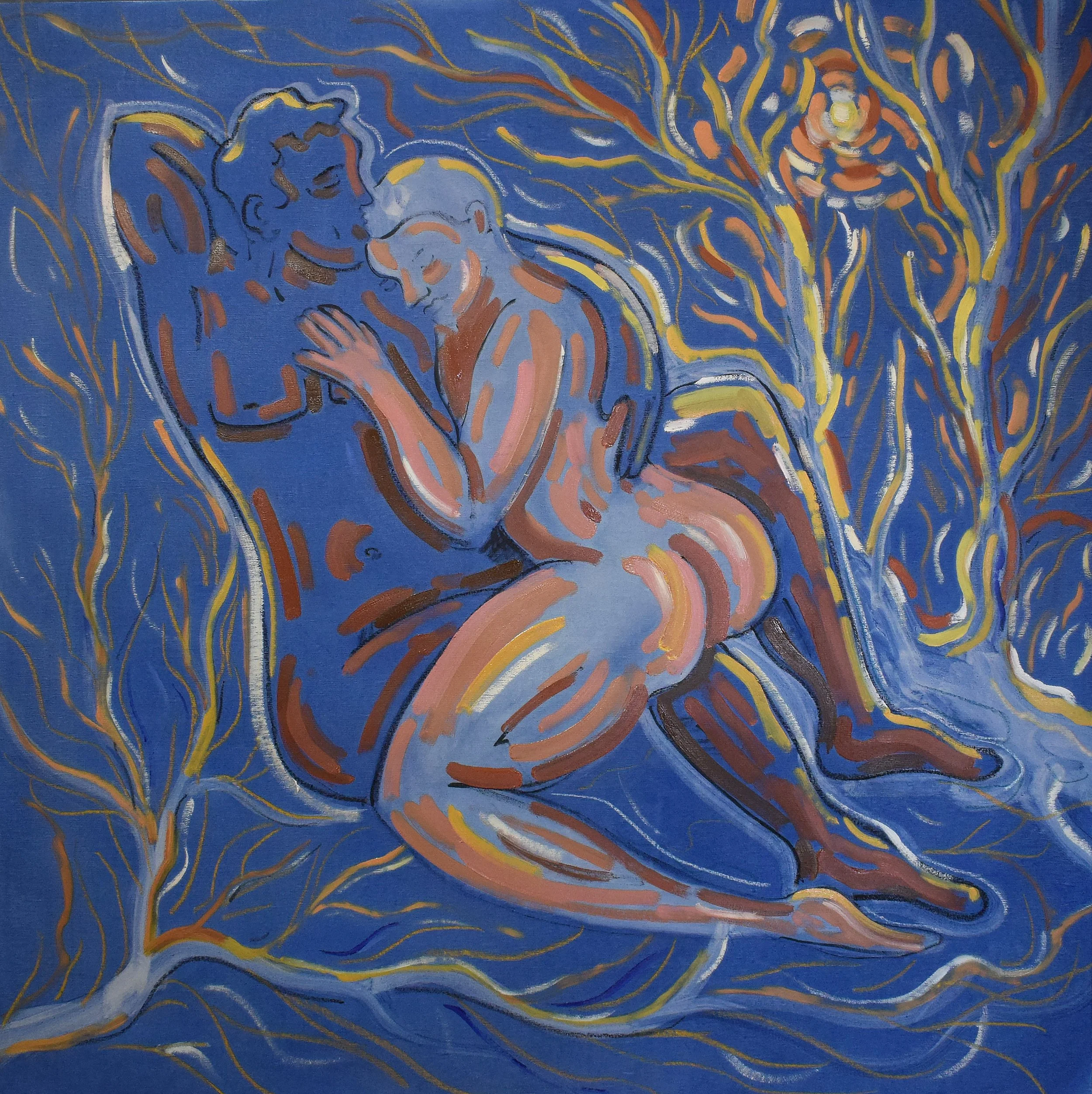 Yin and Yang / Oil on Canvas / 100 x 100 cm / 2023