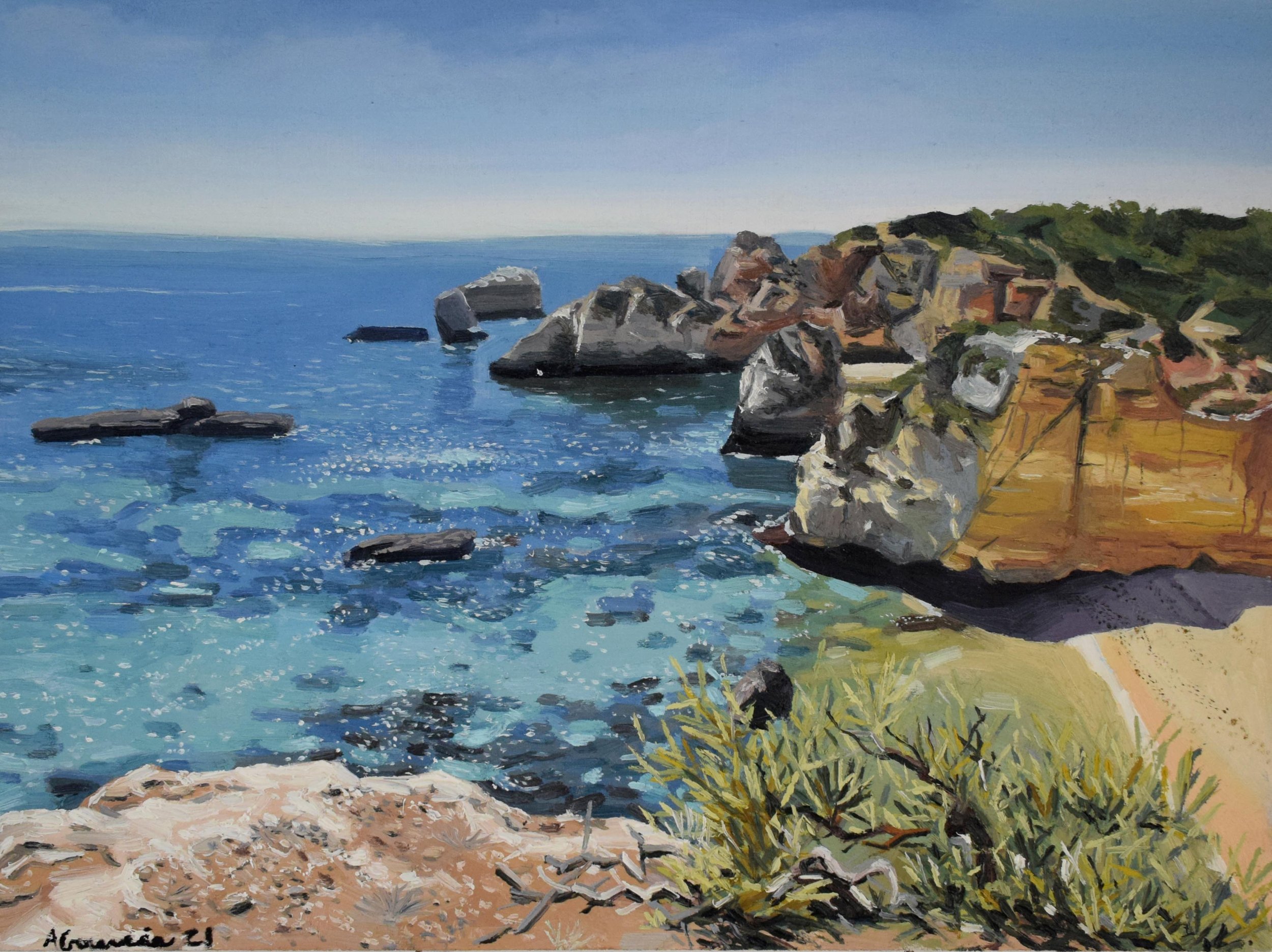 Joao de Arens / Oil on Wood / 40 x 30 cm / 2021 / SOLD