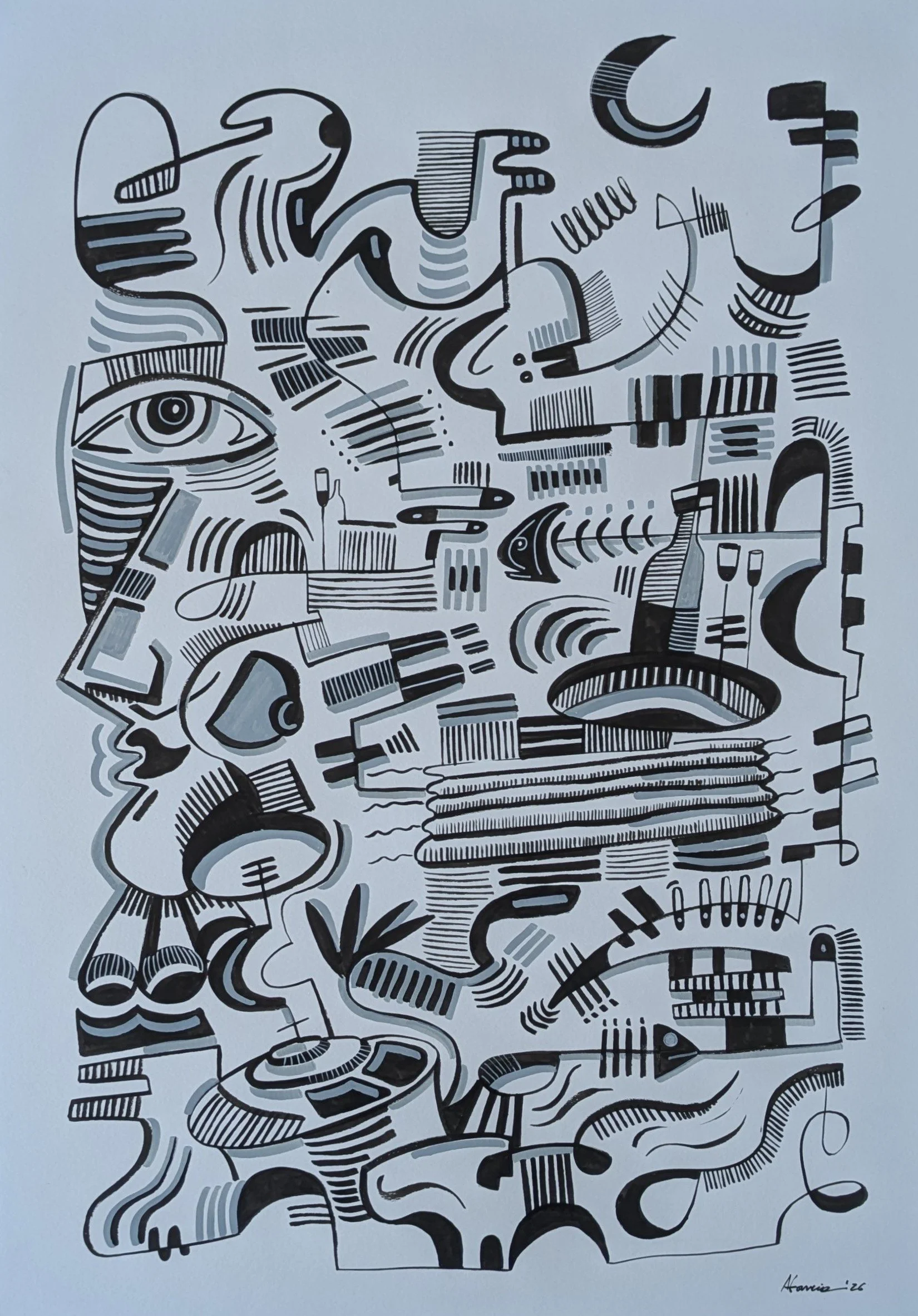 No Title/  Mix Tecnhique on paper/ 59.4 x 42 cm / 2026