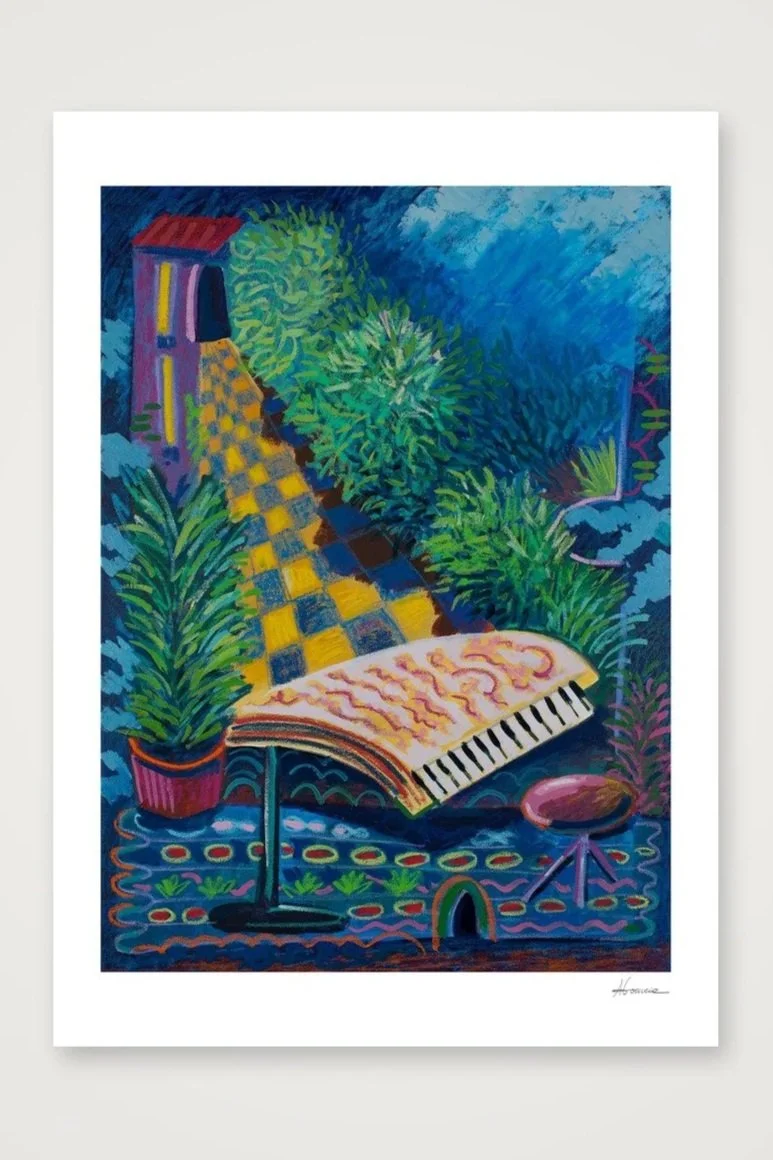 Music to my garden - Fine Art Print
