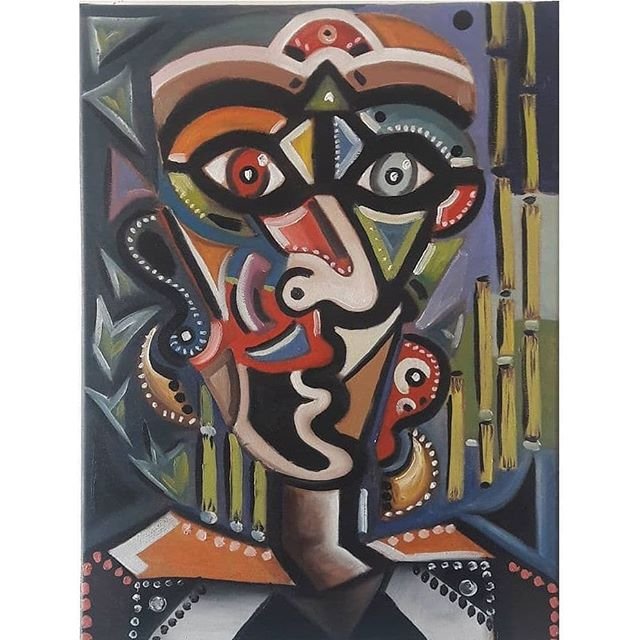 Tribe / Oil on Canvas / 40 x 30 cm / 2019 / SOLD