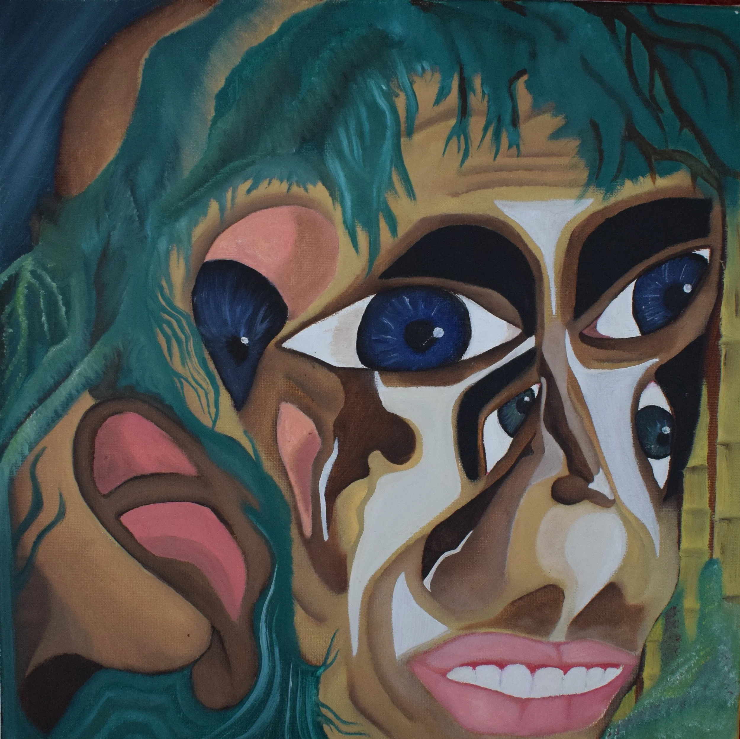 Tribal / Oil on Canvas / 50 x 50 cm / 2019