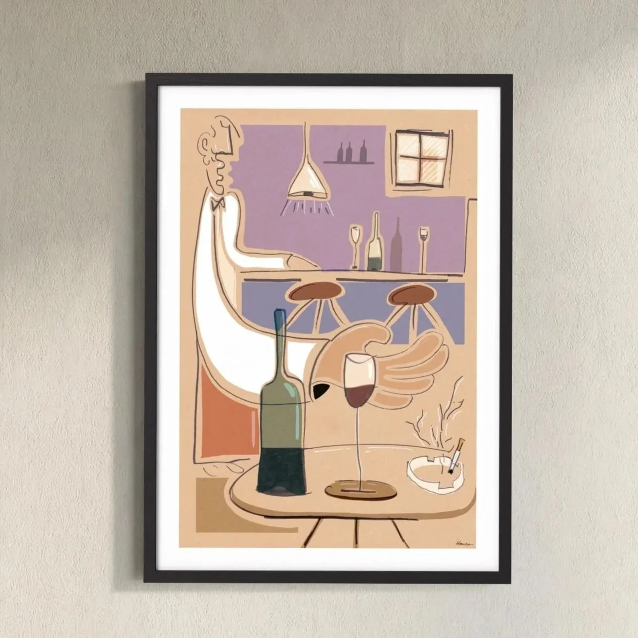 Waiter - Art Print