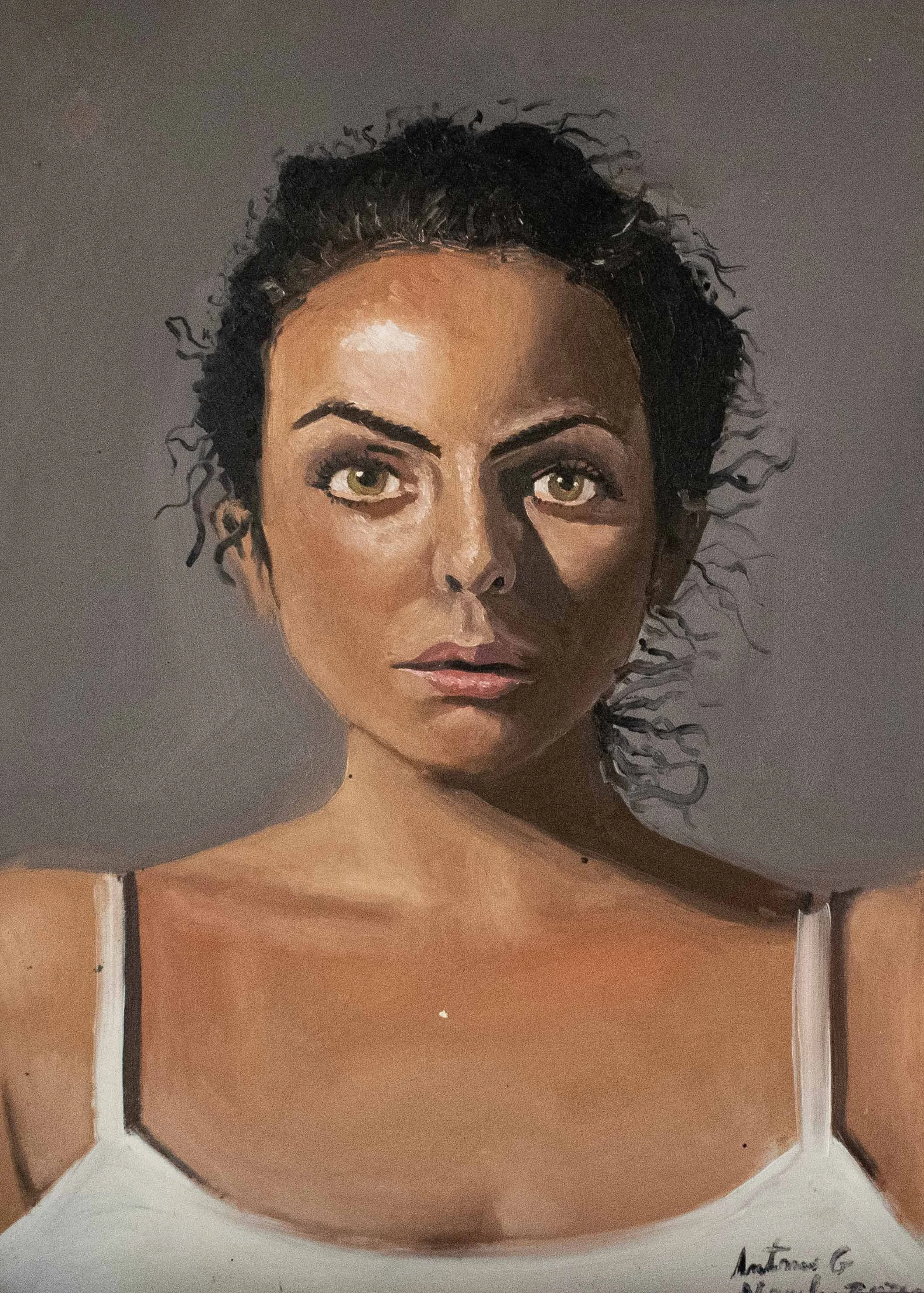 Portrait Study / Oil on Wood / 40 x 30 cm / 2021