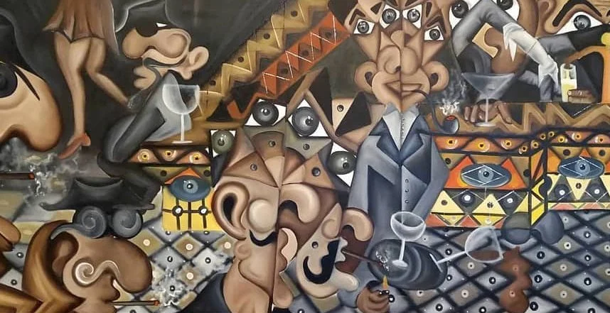 Bar / Oil on Canvas / 100 x 70 cm / 2018