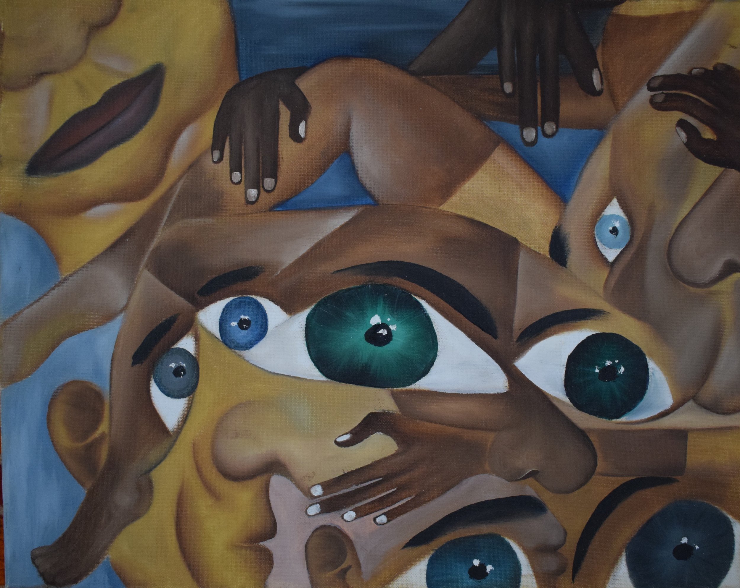 Nus / Oil on Canvas / 40 x 60 cm / 2018