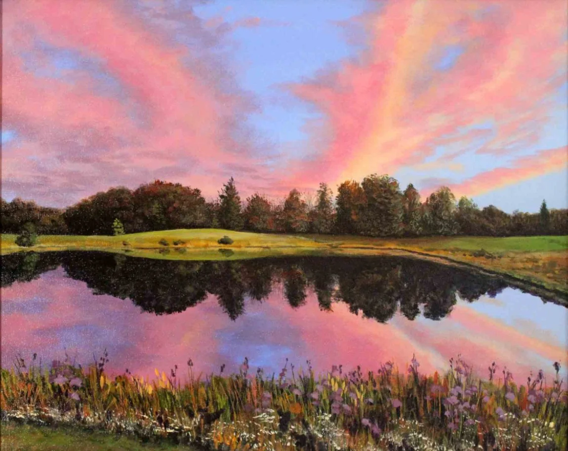 An Image of Sunset Lake