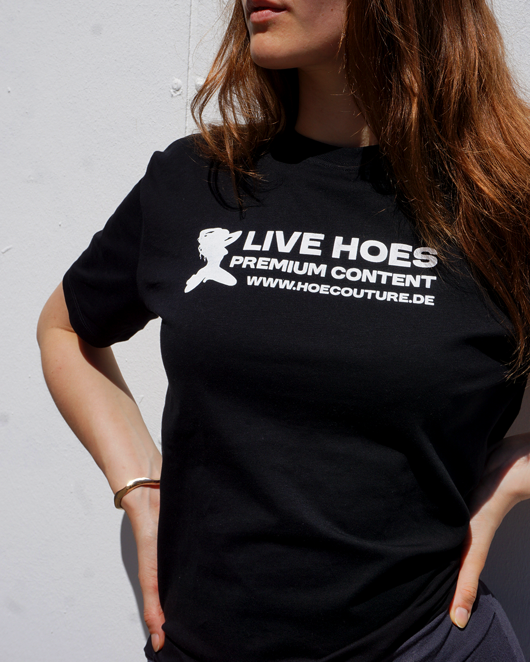 LIVE HOES T-SHIRT BLACK