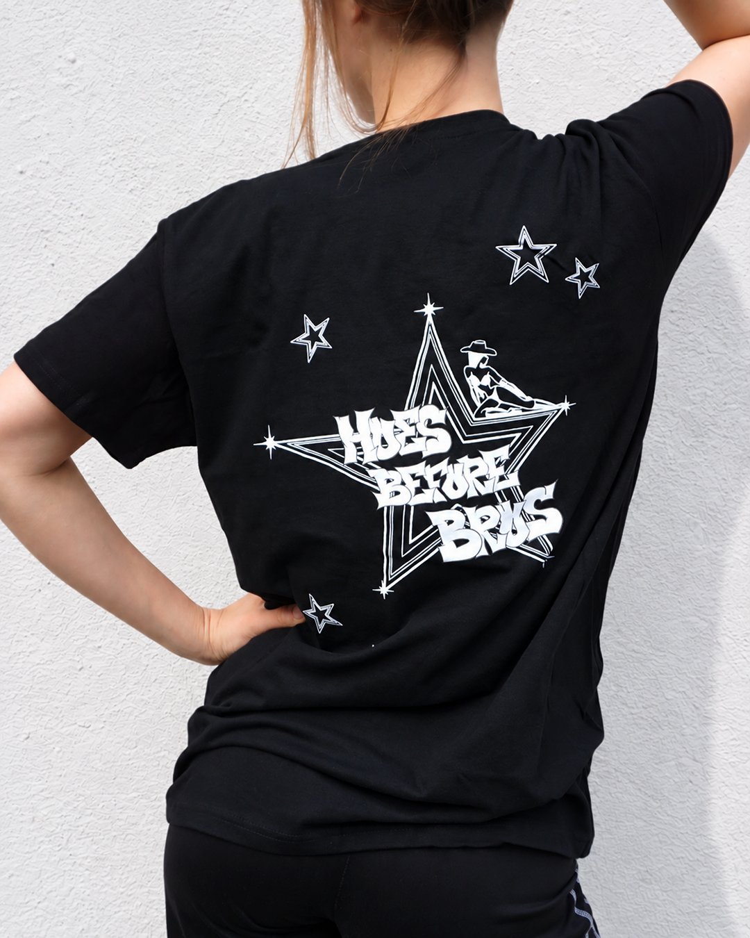 HOES BEFORE BROS T-SHIRT BLACK