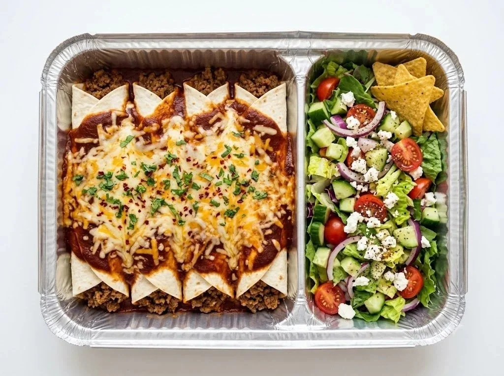 BEEF ENCHILADAS