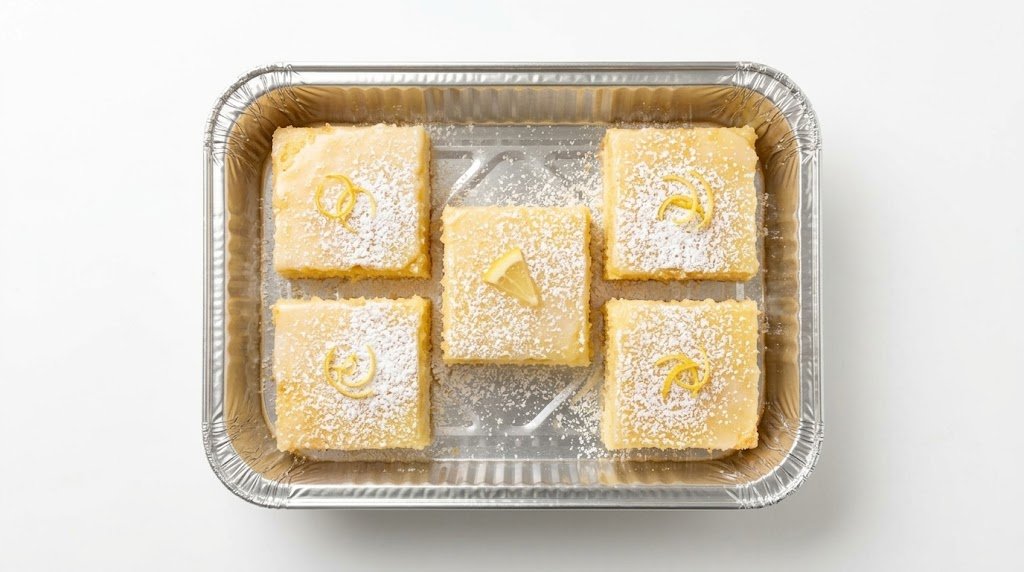 LEMON CAKE SQUARES (5-piece box)