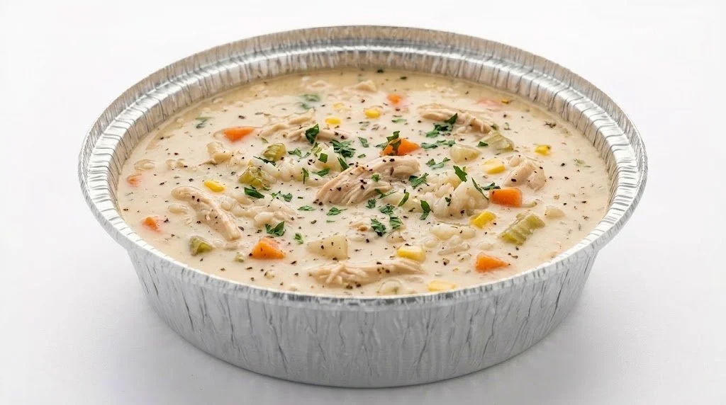 CREAMY CHICKEN & RICE SOUP
