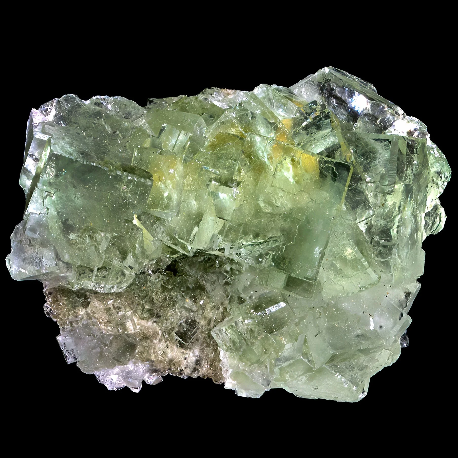 Grüne Fluorit-Stufe