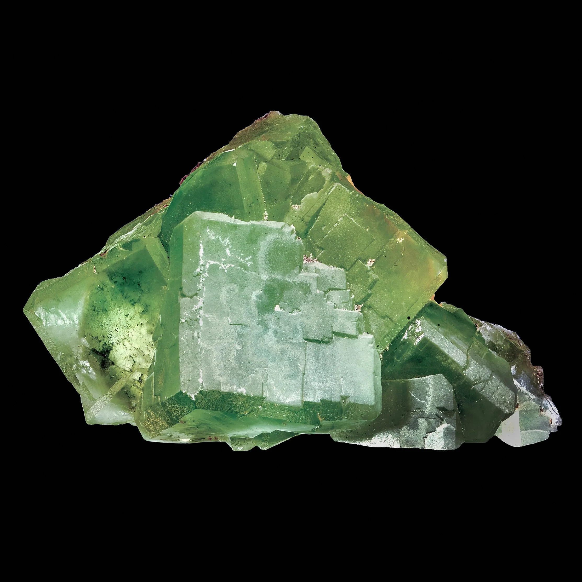 Grüne Fluorit-Stufe