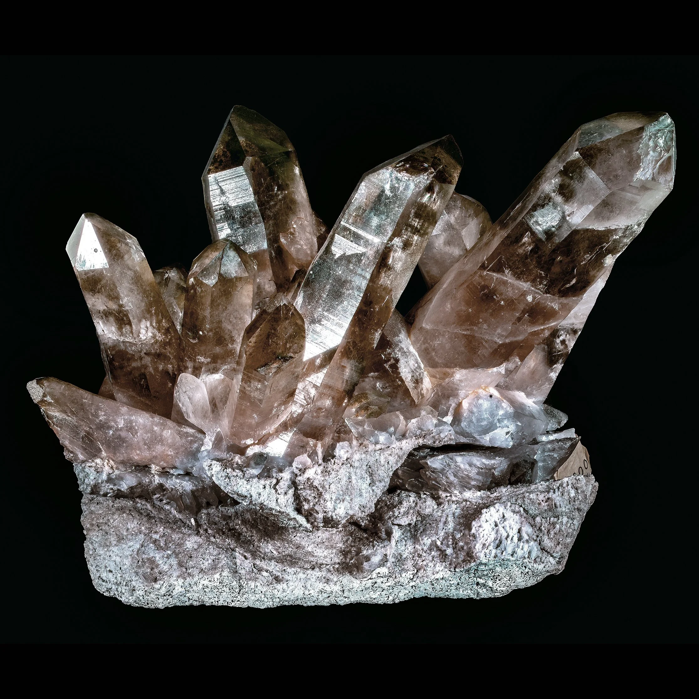 Quarzstufe (Bergkristall)