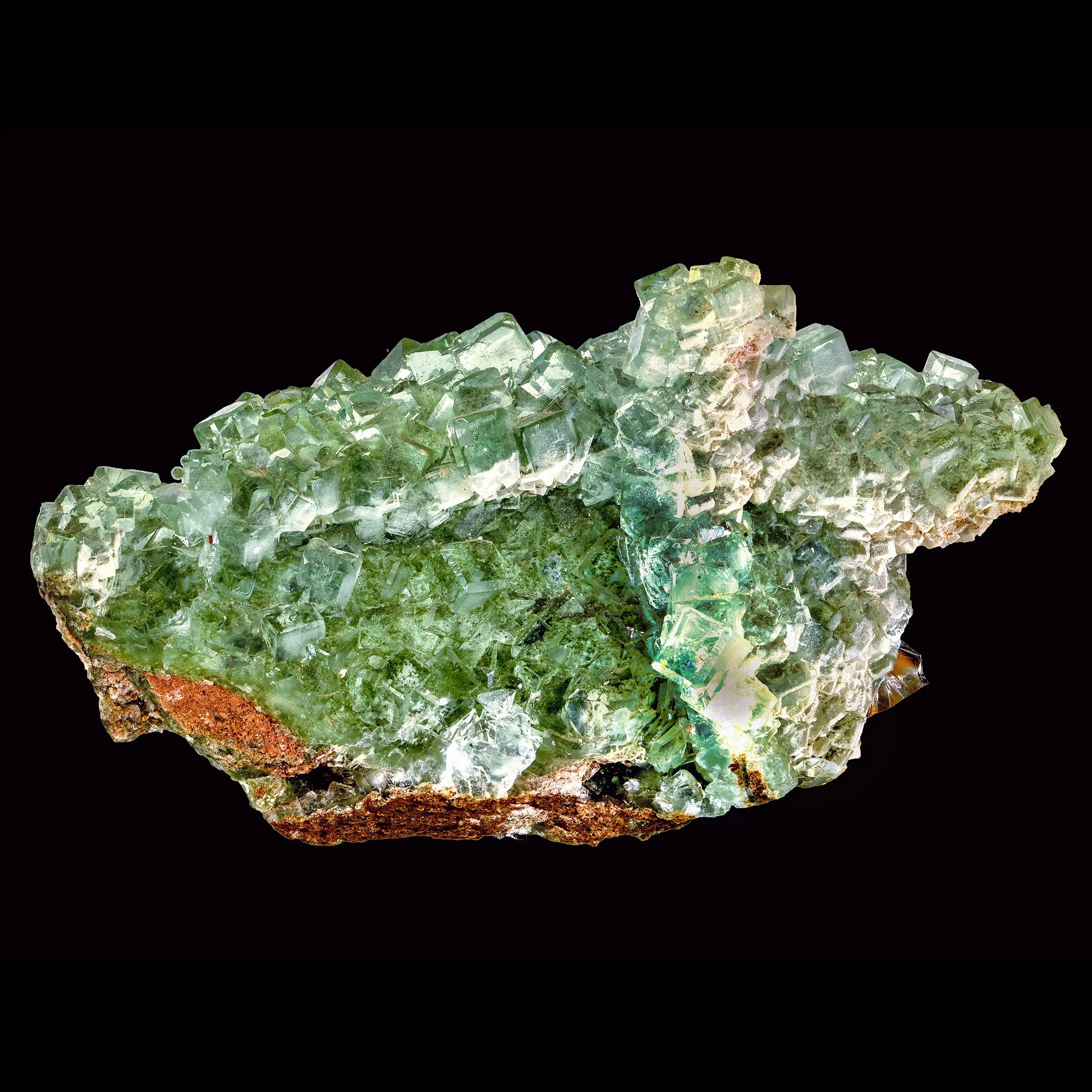 Grüne Fluorit-Stufe