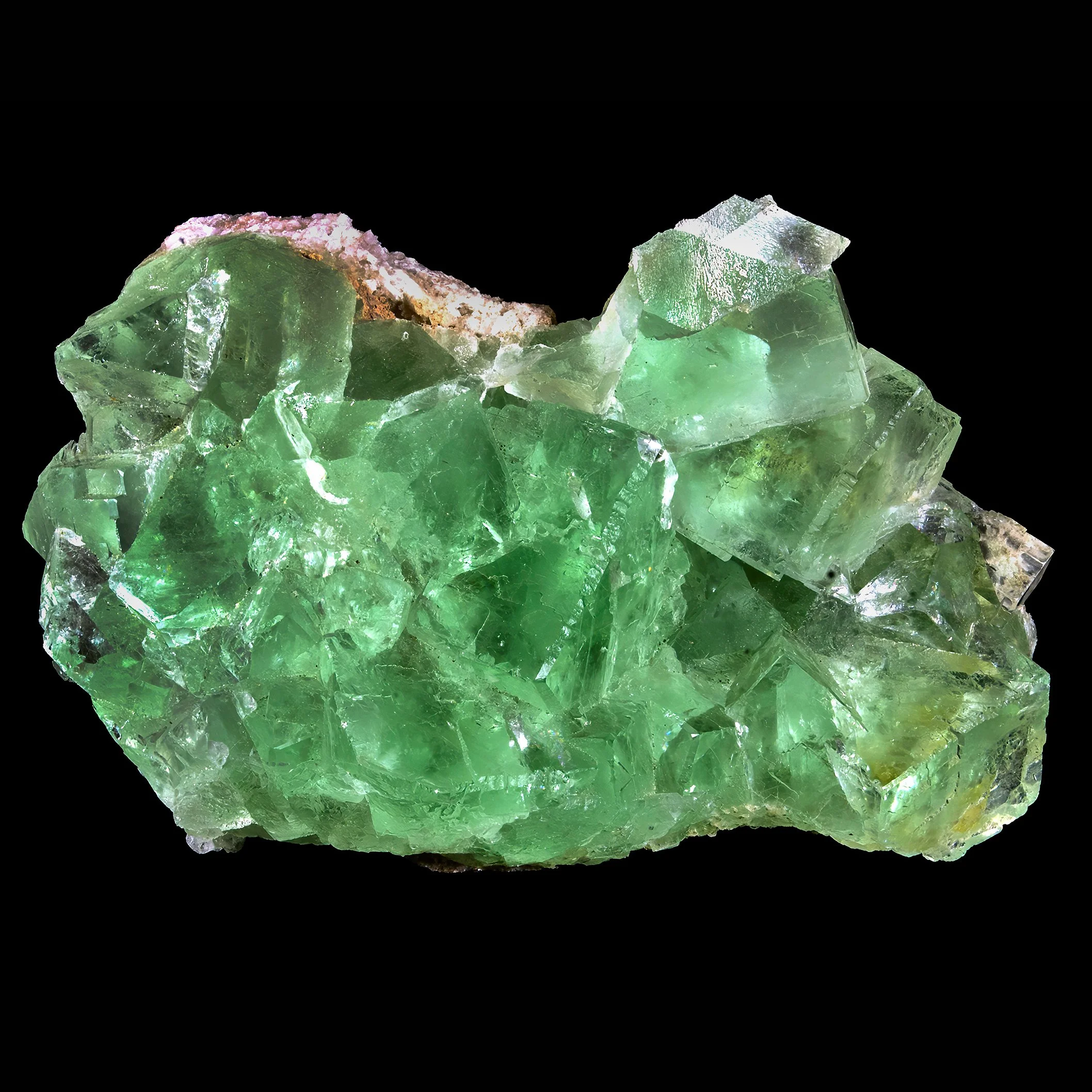 Grüne Fluorit-Stufe