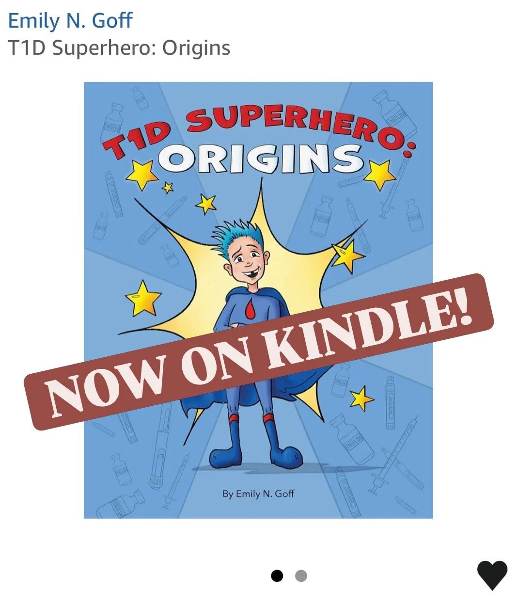 It has finally happened! My children&rsquo;s book, &ldquo;T1D Superhero: Origins&rdquo; is now available on Kindle, making it more accessible to people all around the world. If you get it from the link in my profile, please do leave a review! It&rsqu