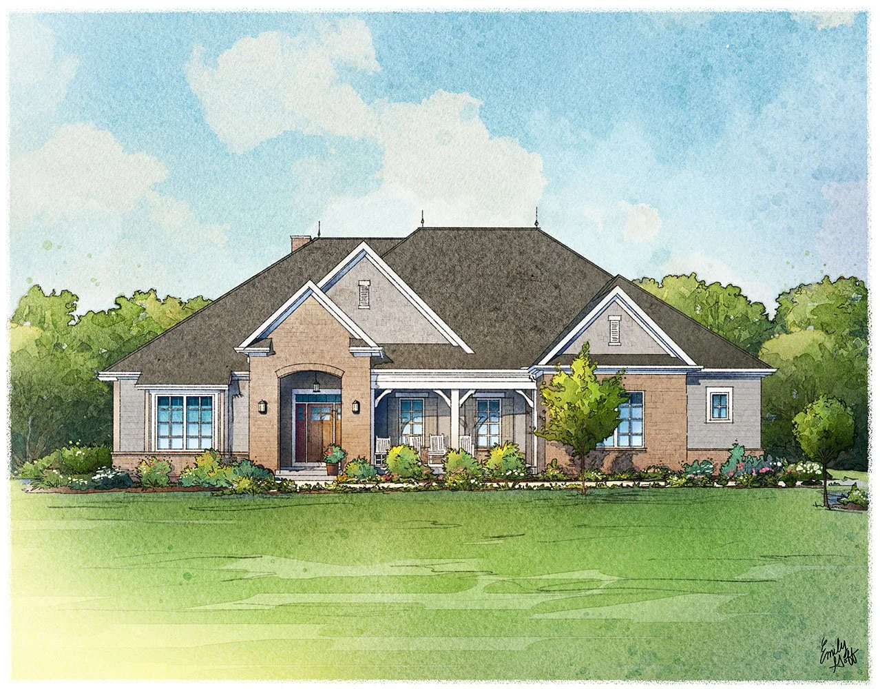 "Our House" (2022) / Digital Illustration
