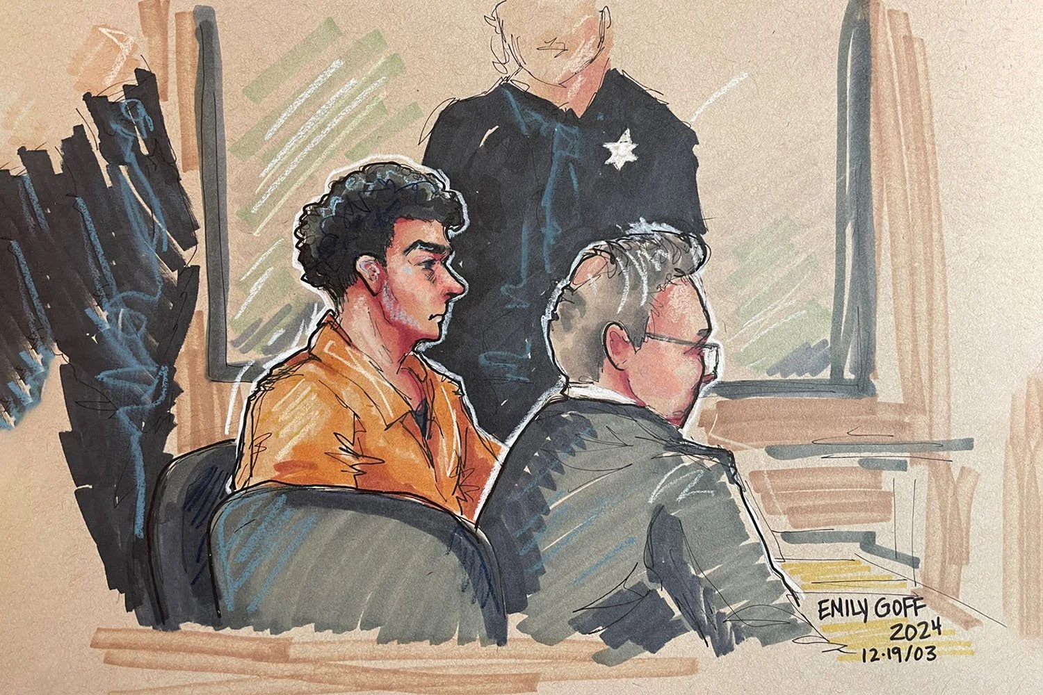 Luigi Mangione, Extradition Hearing, 12/19/2024, Altoona PA