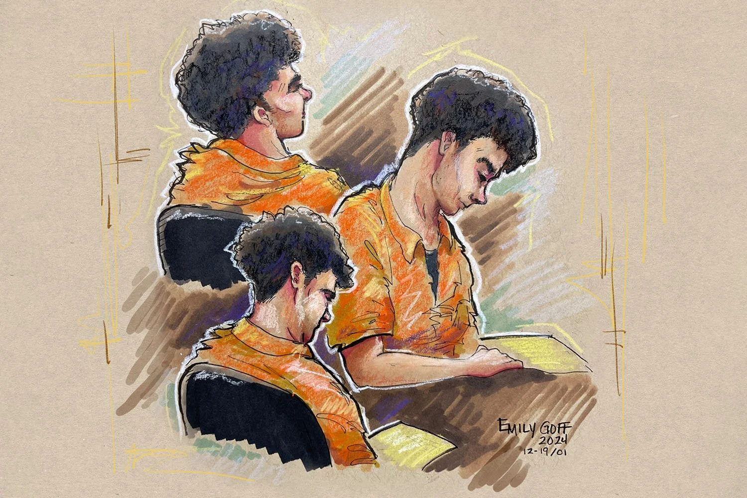 Luigi Mangione, Extradition Hearing, 12/19/2024, Altoona PA