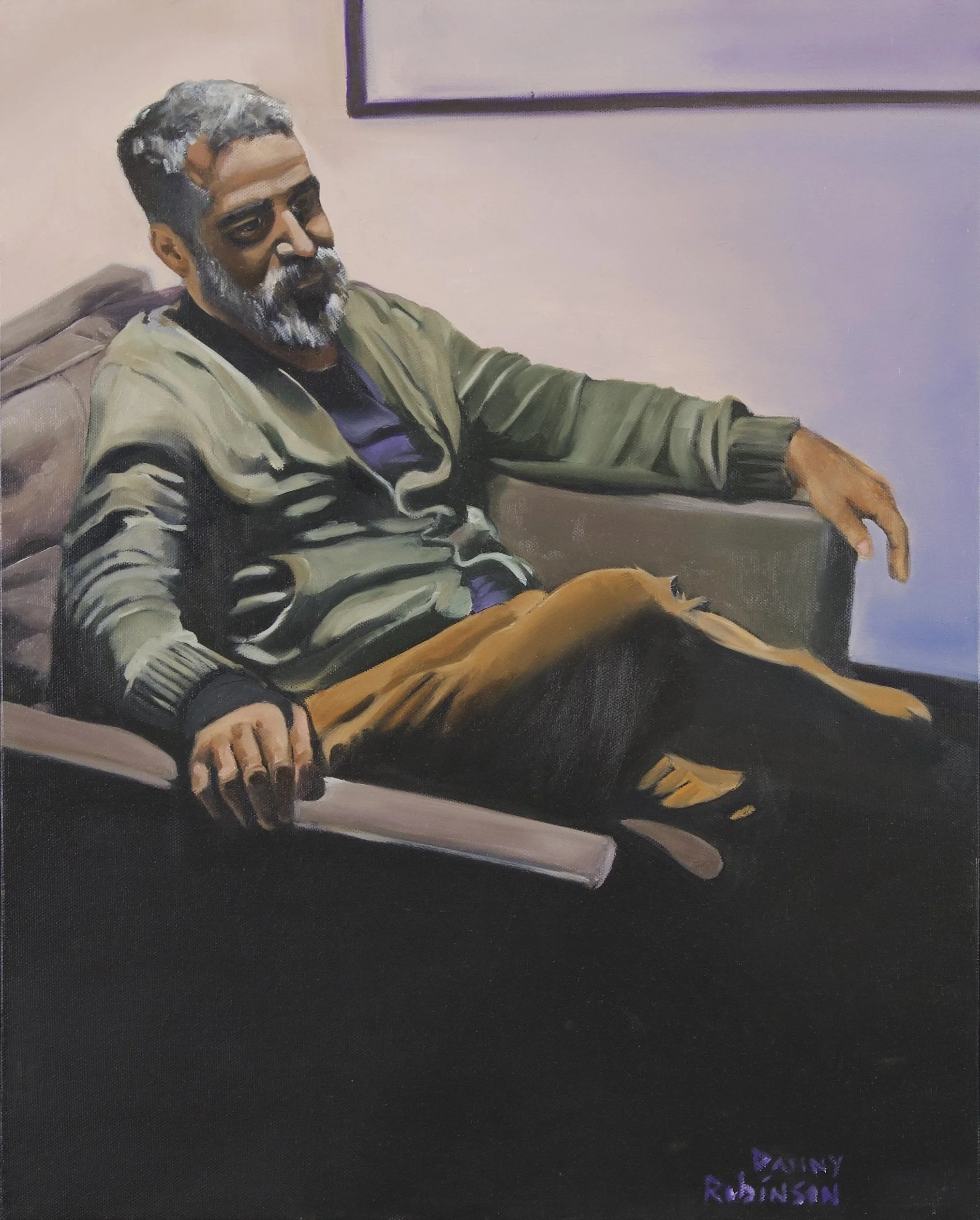 JORDI (COMPLETO) • Oil on canvas • 16 X 20 Inches • 2018