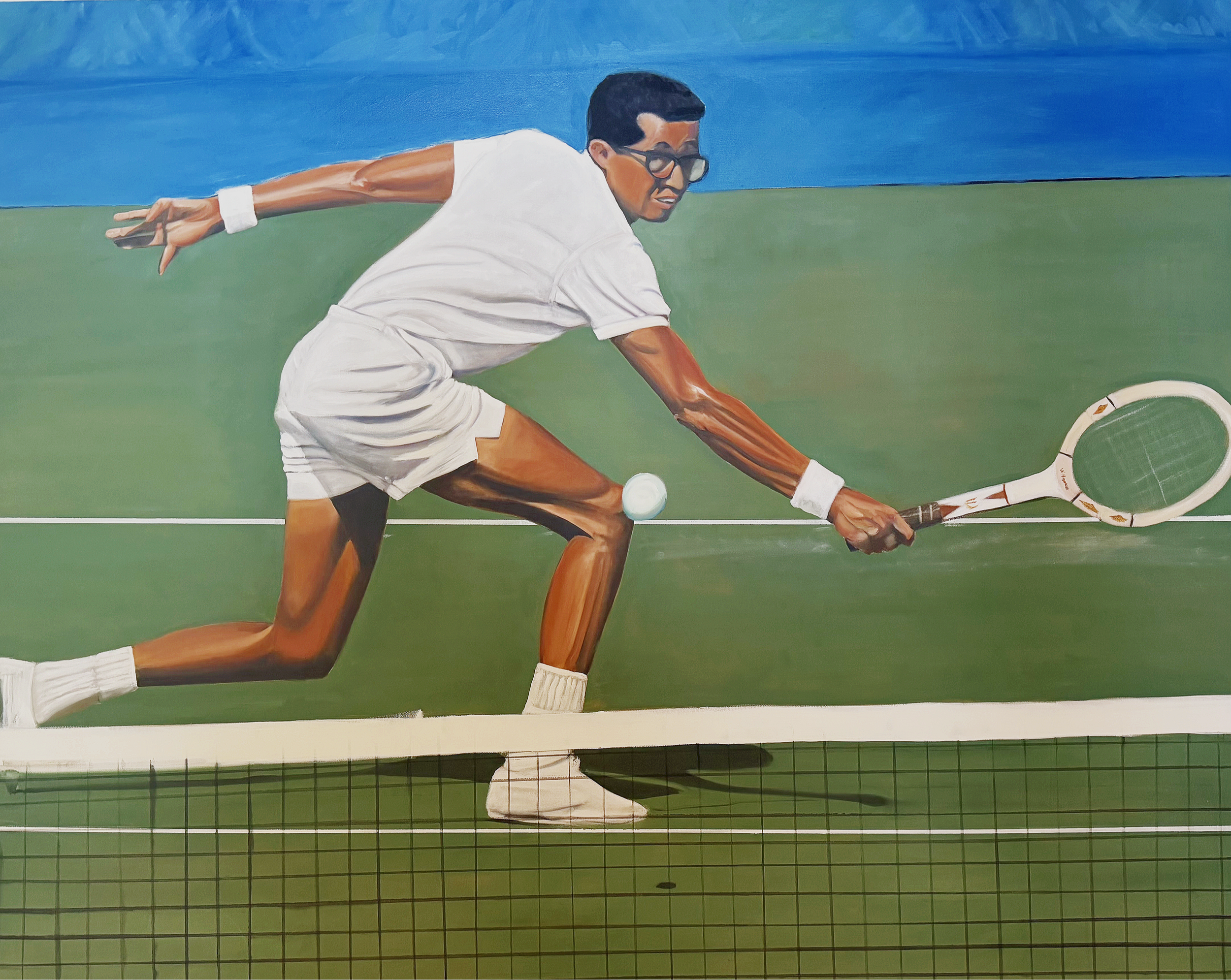 ALL ENGLAND CLUB • Oil on canvas • 48 X 60 Inches • 2021