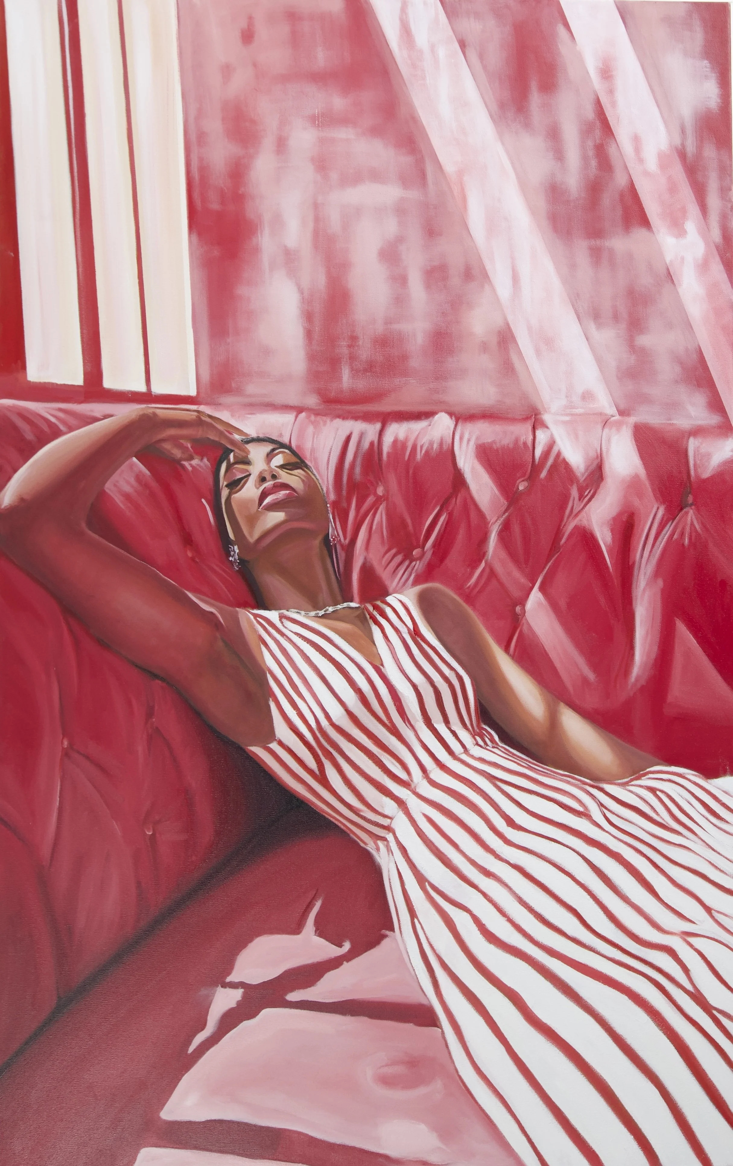 LIFE'S BUT A WALKING SHADOW • Oil on canvas • 30 X 48 Inches • 2025