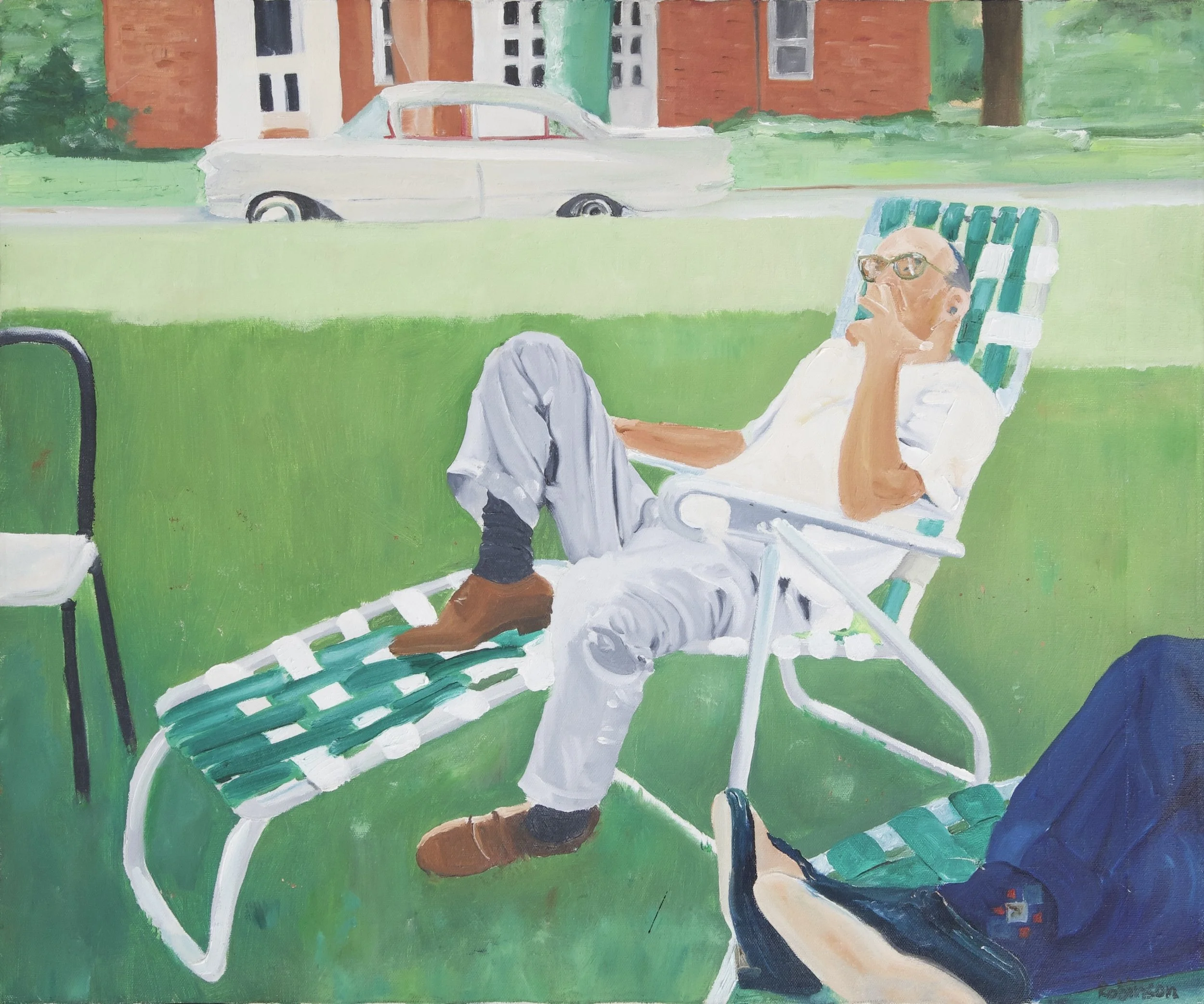 EAST TYLER STREET • Oil on canvas • 20 X 24 Inches • 1982