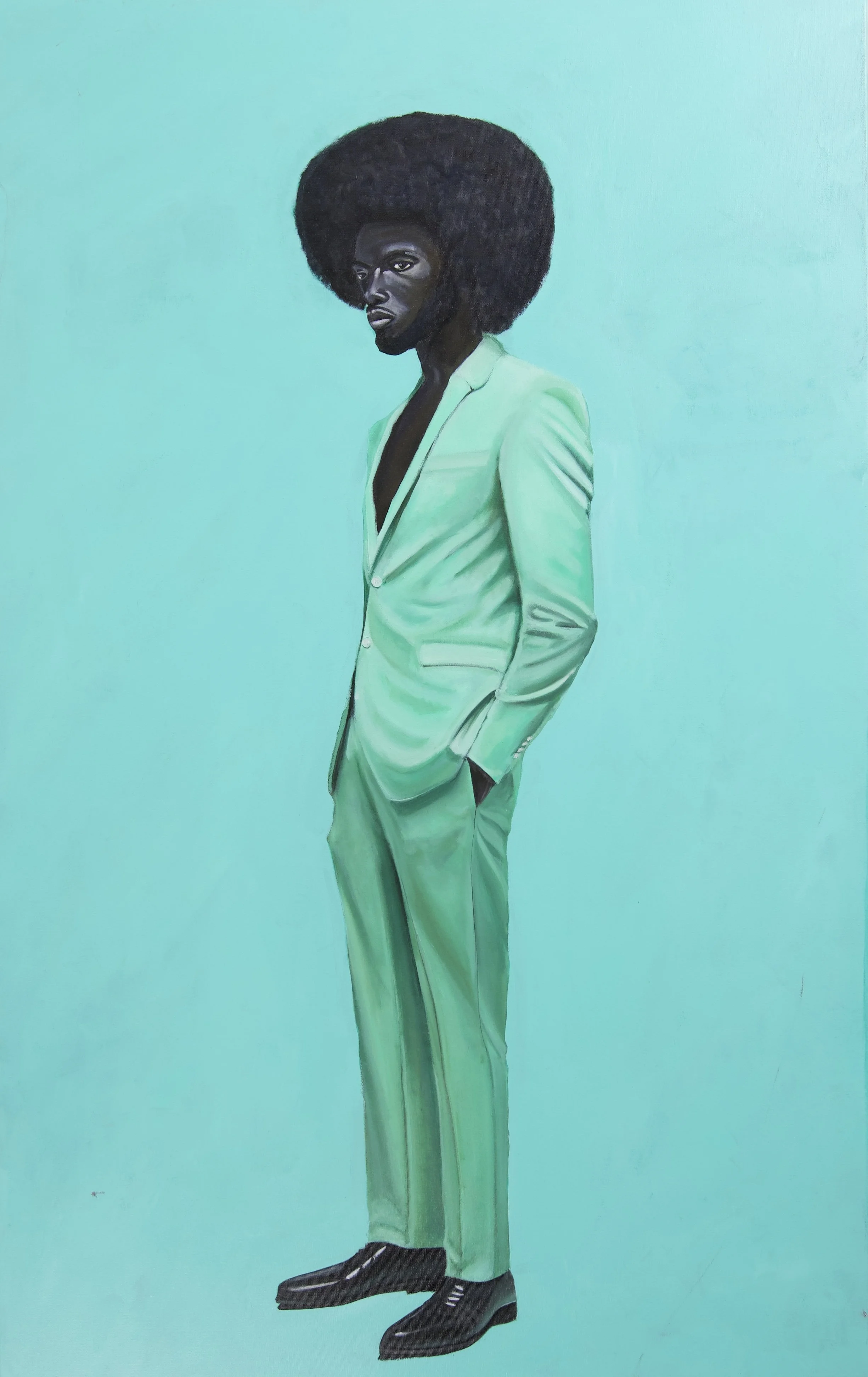 ODE TO BARKLEY L. • Oil on canvas • 30 X 40 Inches • 2025