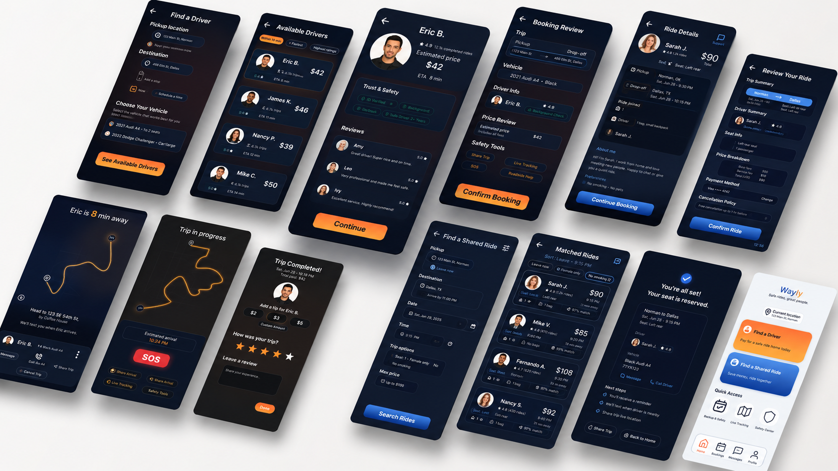Wayly — Designated Driver & Shared Ride App
