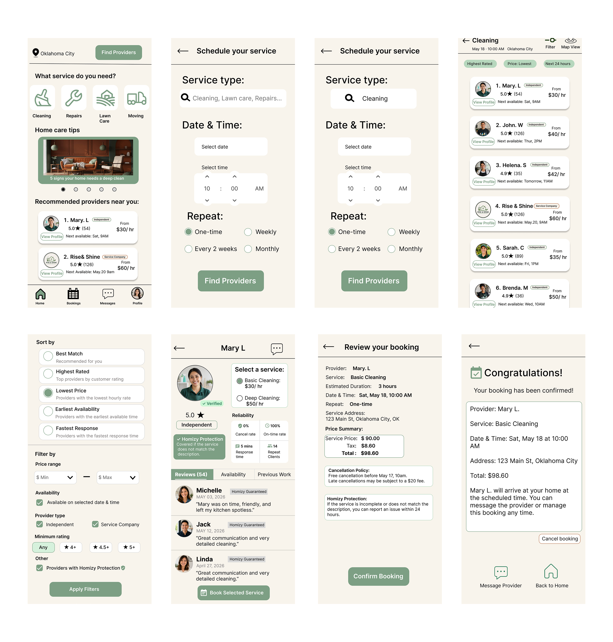 Homizy- Home Service Booking App