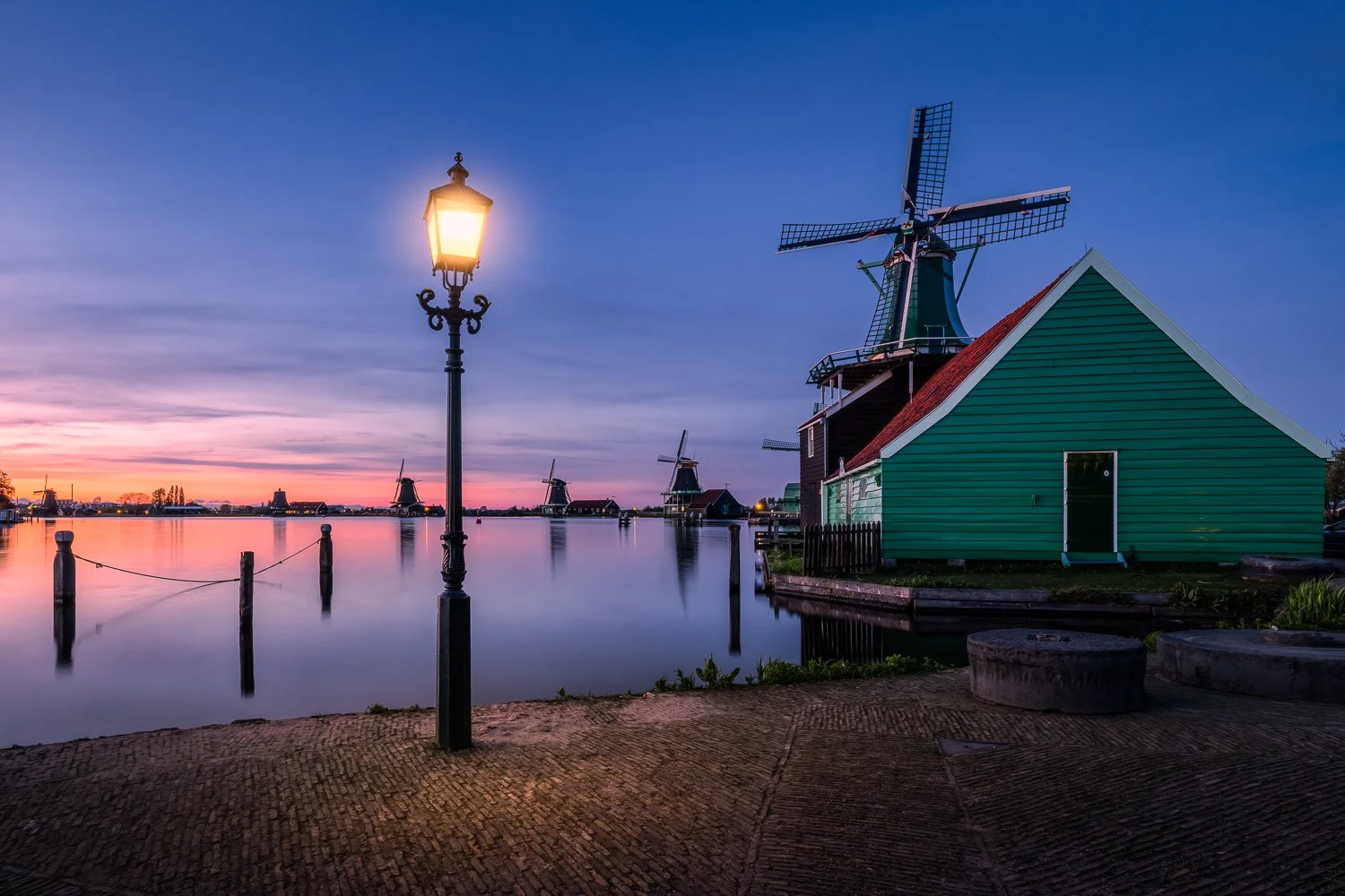 Zaanse Schans Zonsondergang.jpg