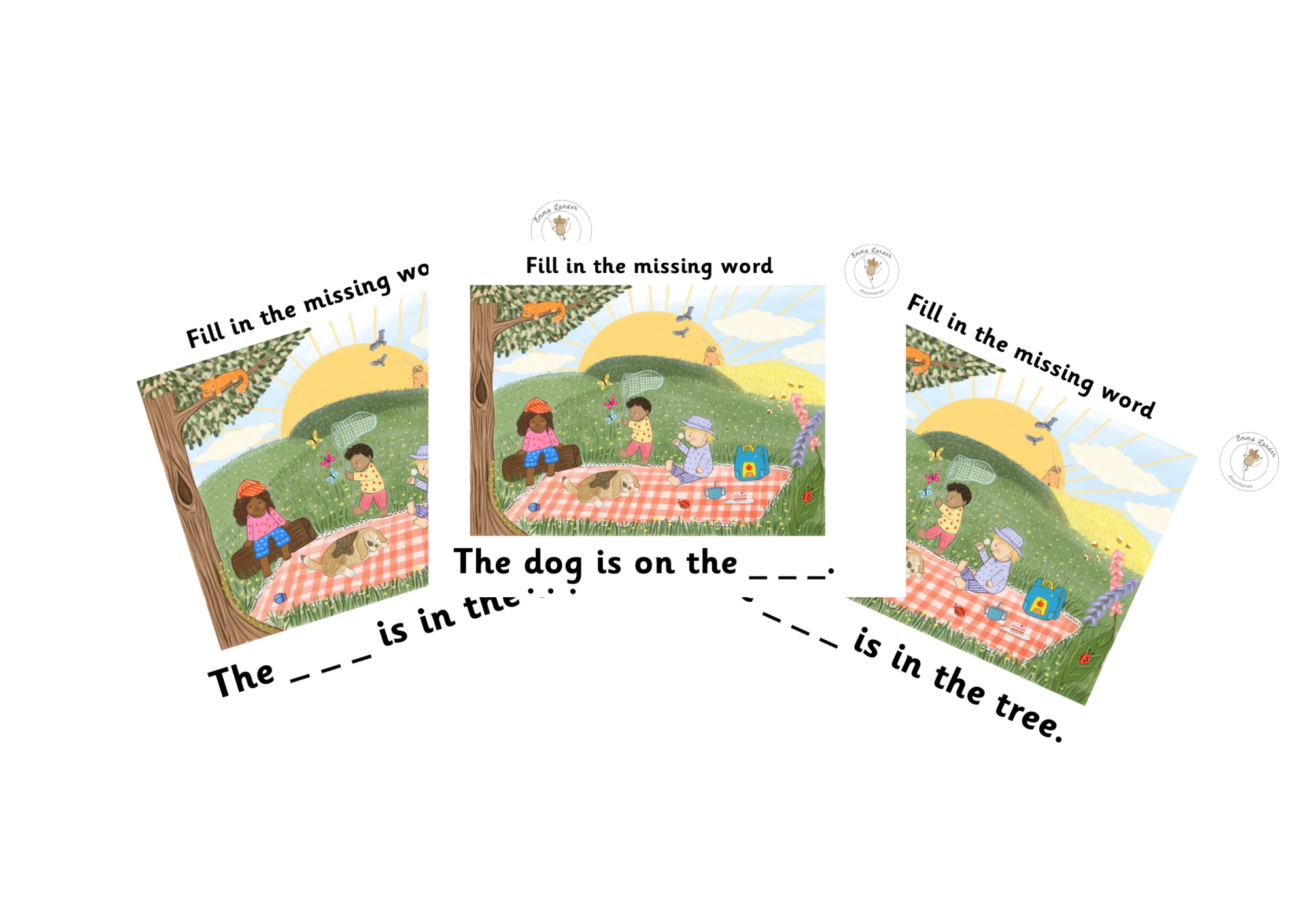 FREE Summer Picnic Early Writing Activity